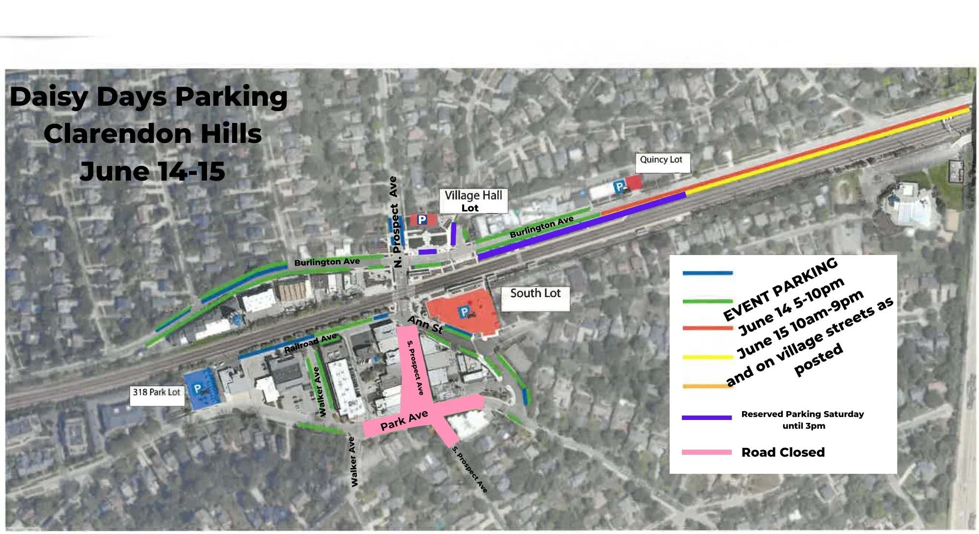 Daisy Days Parking — Clarendon Hills Chamber of Commerce