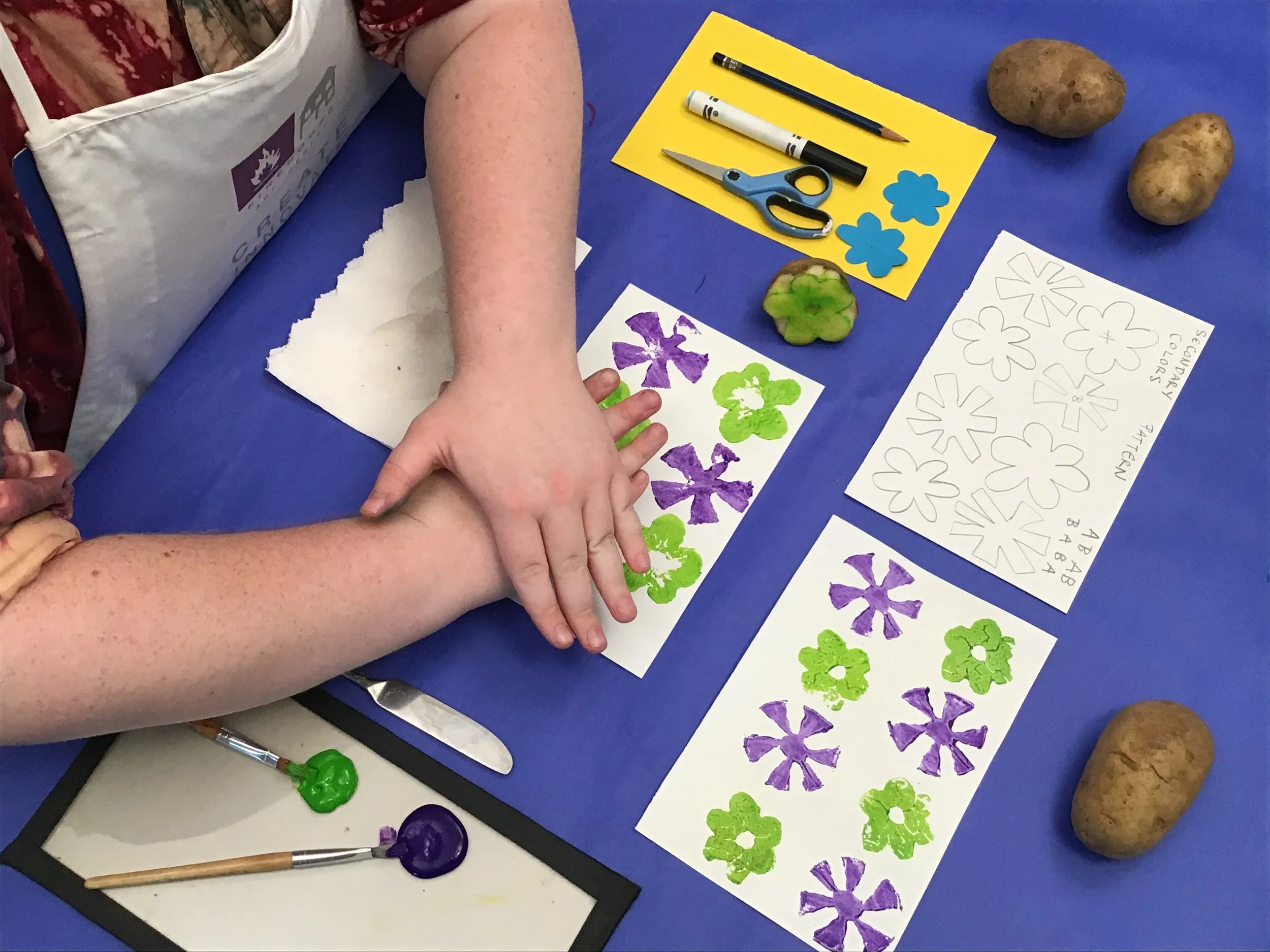 Potato Printmaking: Intermediate