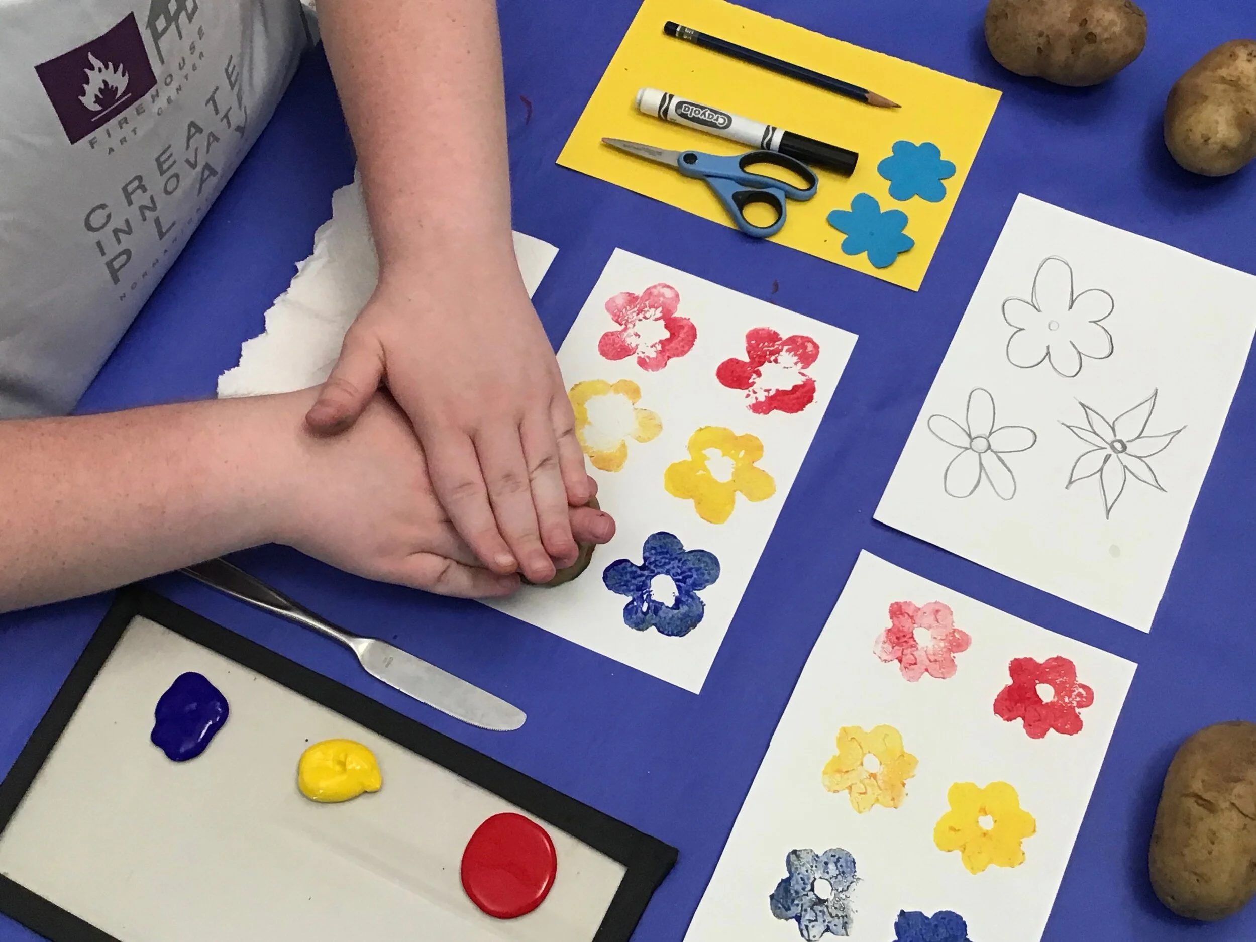 Potato Printmaking: Beginners