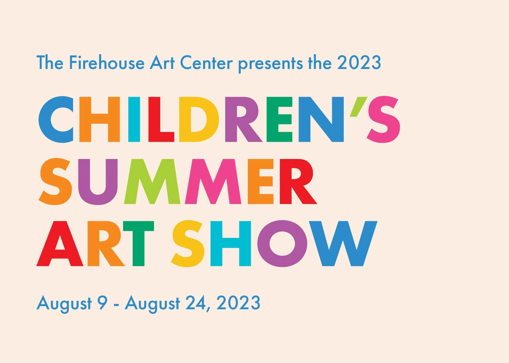 Children's Summer Art Show 2023