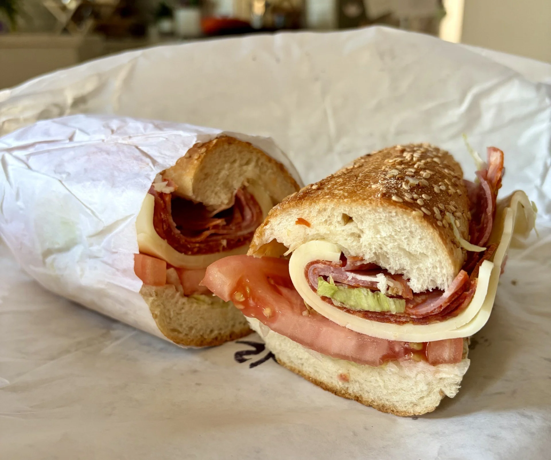 A wedge sandwich.