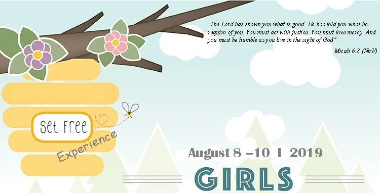 A young girls missions camp experience For girls who have completed grades 1 - 6