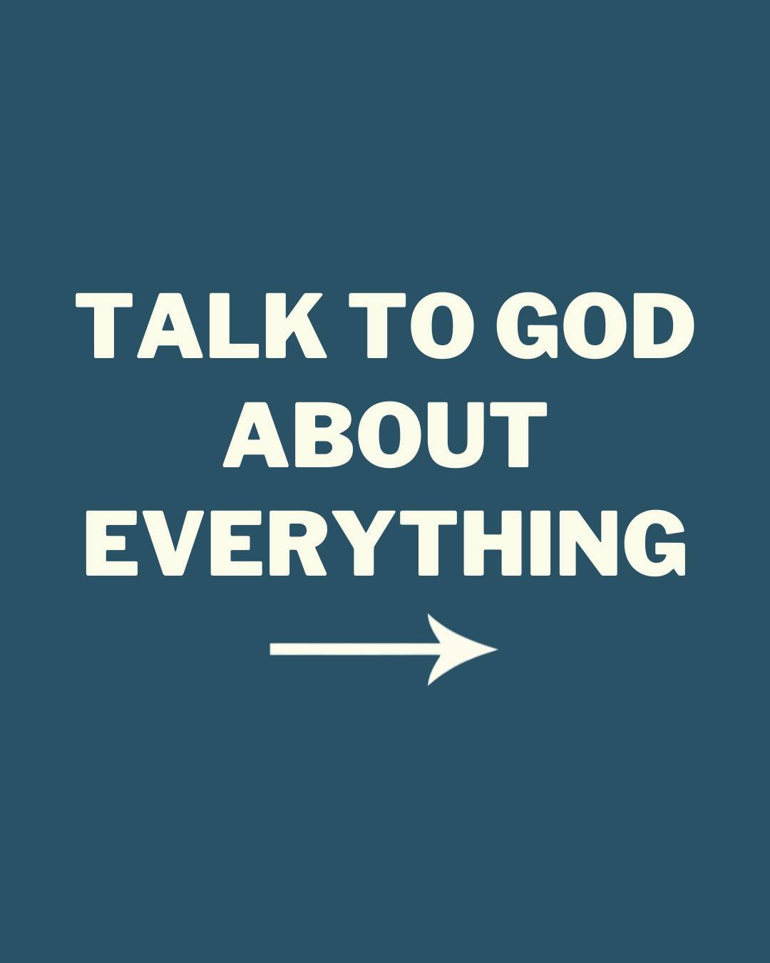 Talk to God about Everything. No matter what is going on right now, or tomorrow, or next week, or next year. God is in it WITH you.
#FamilyBoundaries #wearefcc