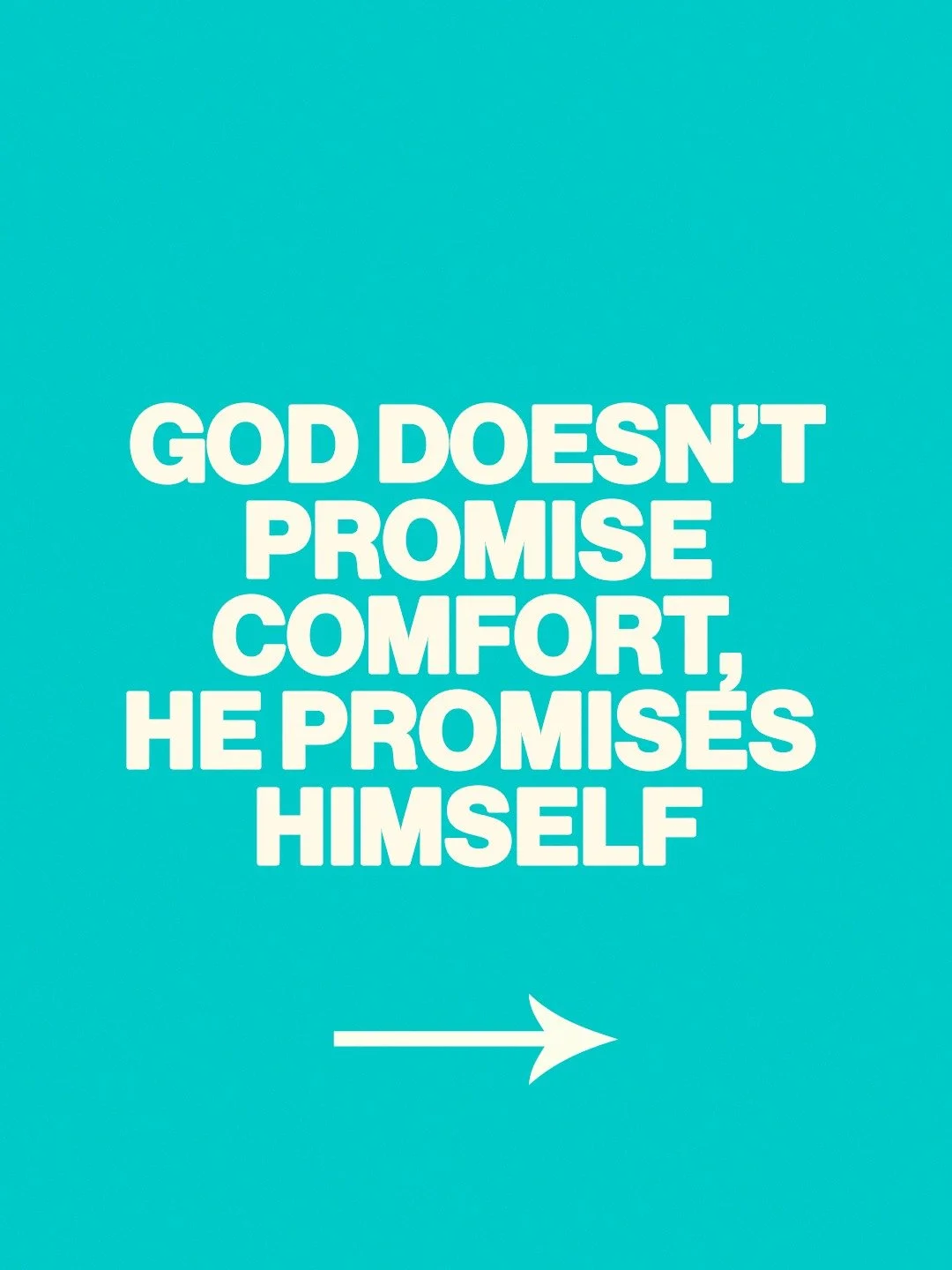 God Doesn&rsquo;t Promise Comfort, He Promises Himself
#HisPresence #NotAlone #DeeperFaith #wearefcc