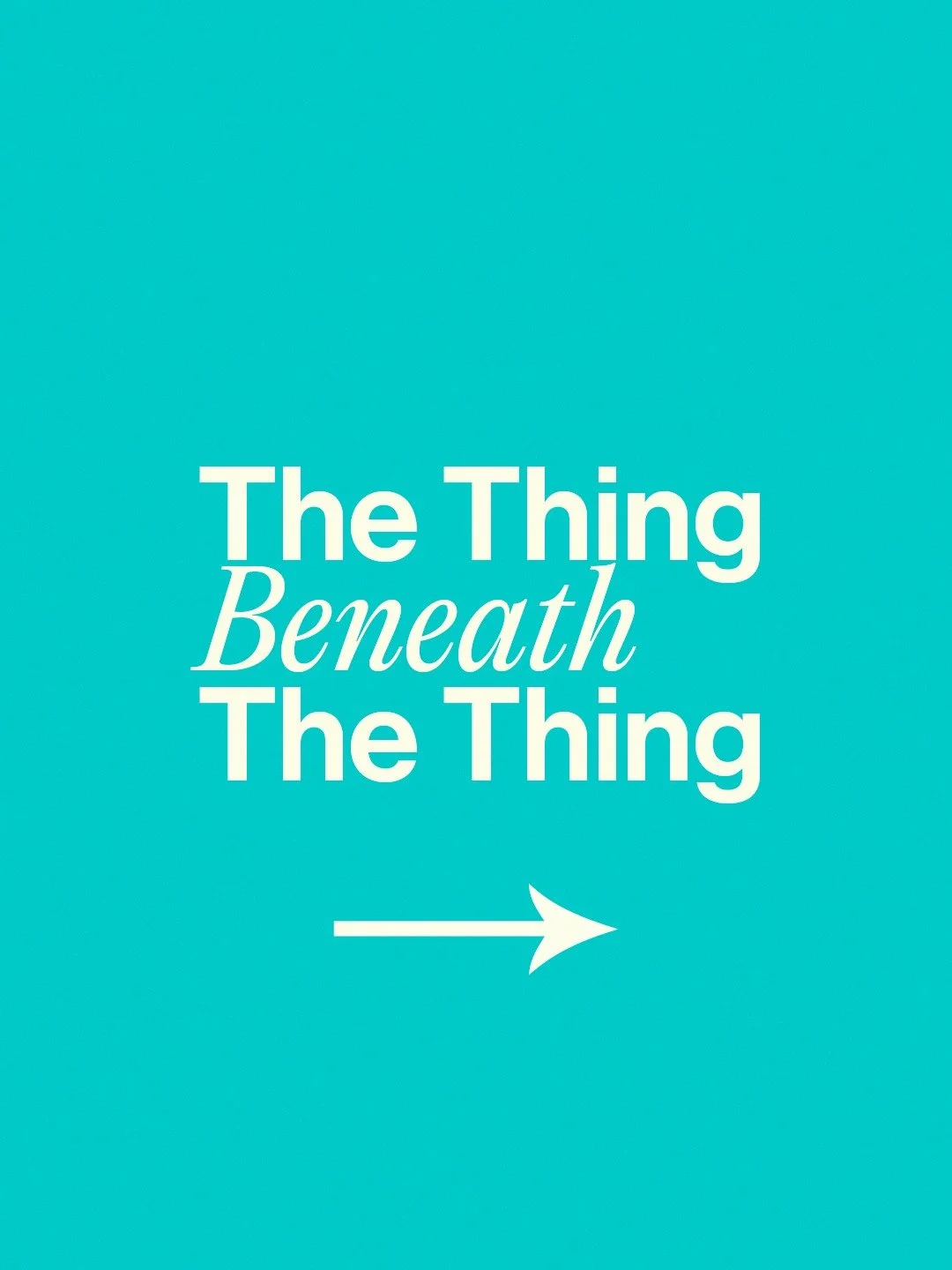 THE THING BENEATH THE THING
#wearefcc #TheThingBeneathTheThing #GodsSavingLove #BrokenButRedeemed