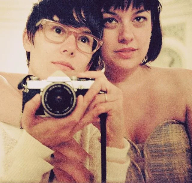 Happy #nationalcomingoutday everyone! Next week, Kristyn and I will be celebrating our ten year wedding anniversary. I had never dated a girl before I met her. I was nineteen when we had our first kiss and I still feel lucky every time she kisses me.
.
For anyone reading this who isn&rsquo;t ready to come out yet, know that you are allowed to take as much time as you need to. It is never too late. You have beautiful things ahead of you.