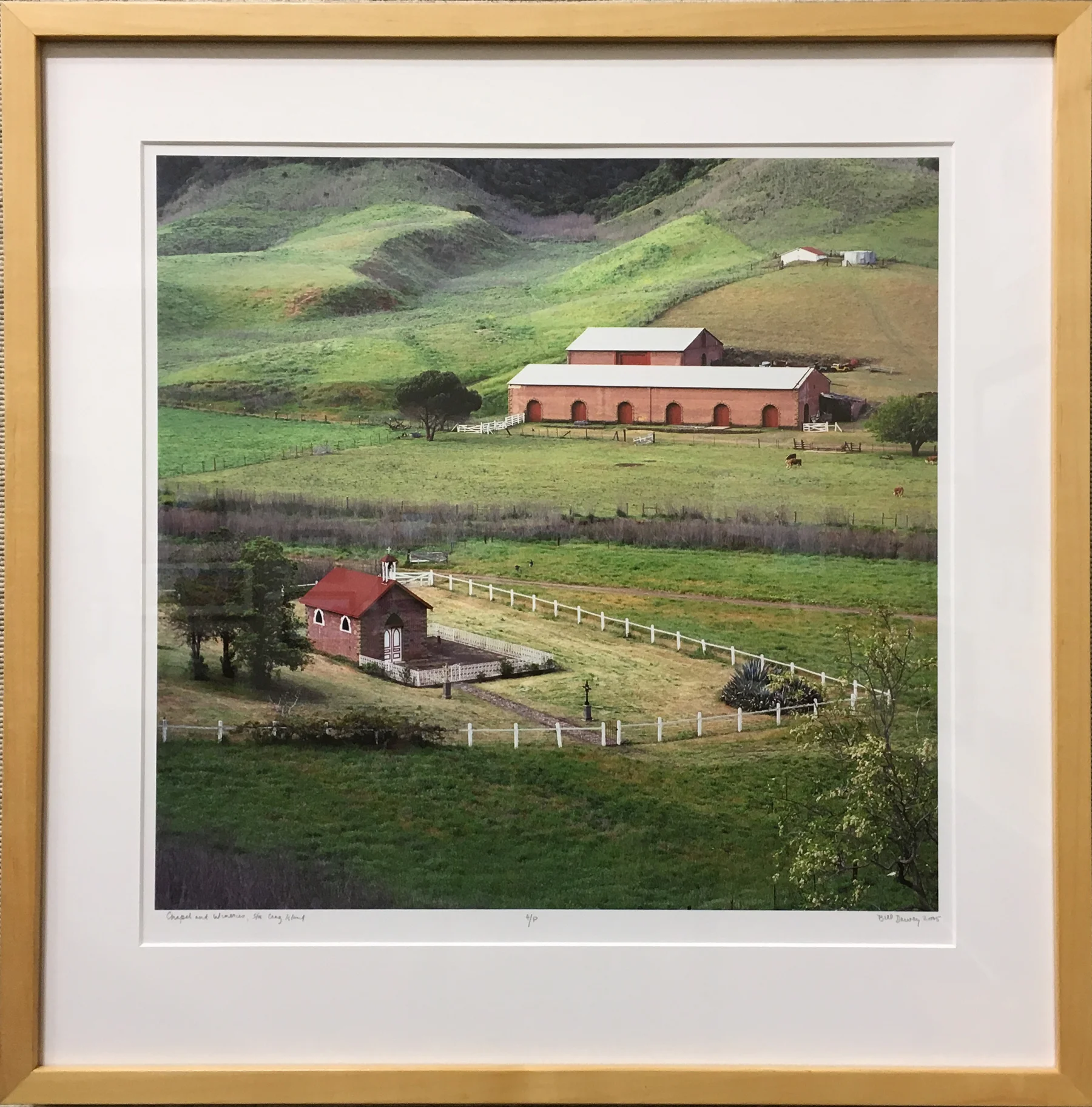 Chapel and Wineries, Santa Cruz Island