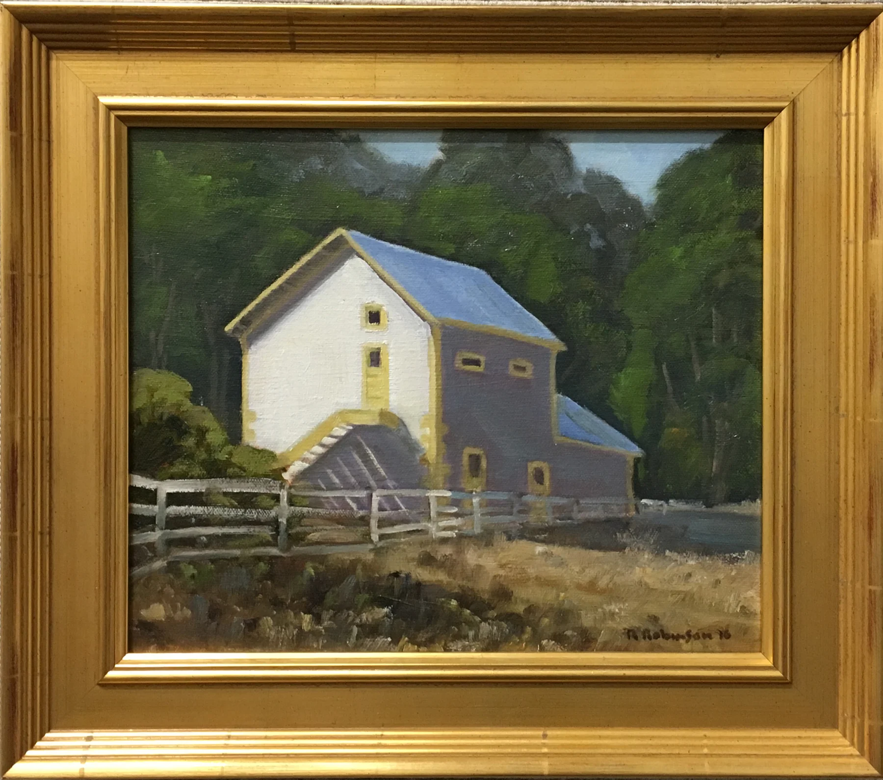 Yellow & White Barn, Santa Cruz Island