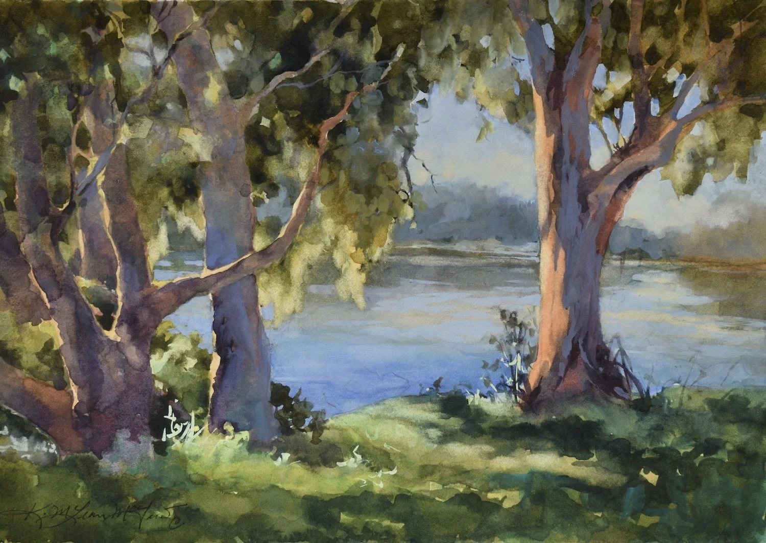  Morning Light  SOLD   Watercolor, 7x10 inches unframed, 14x17 inches framed, $800.00 