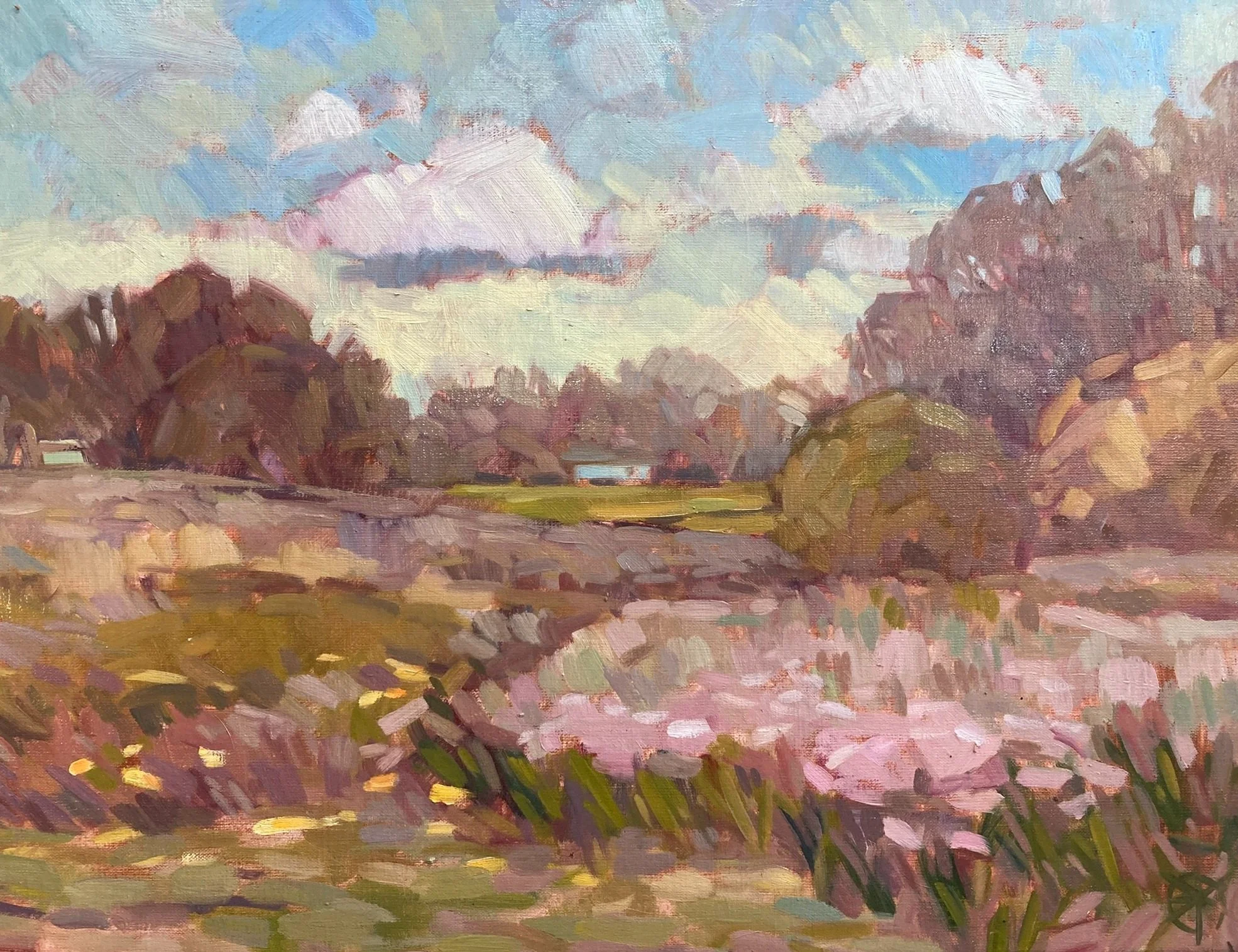  Spring, #9  Oil on linen, 16x20 inches unframed, 18x22 inches framed,&nbsp; $2,400.00 