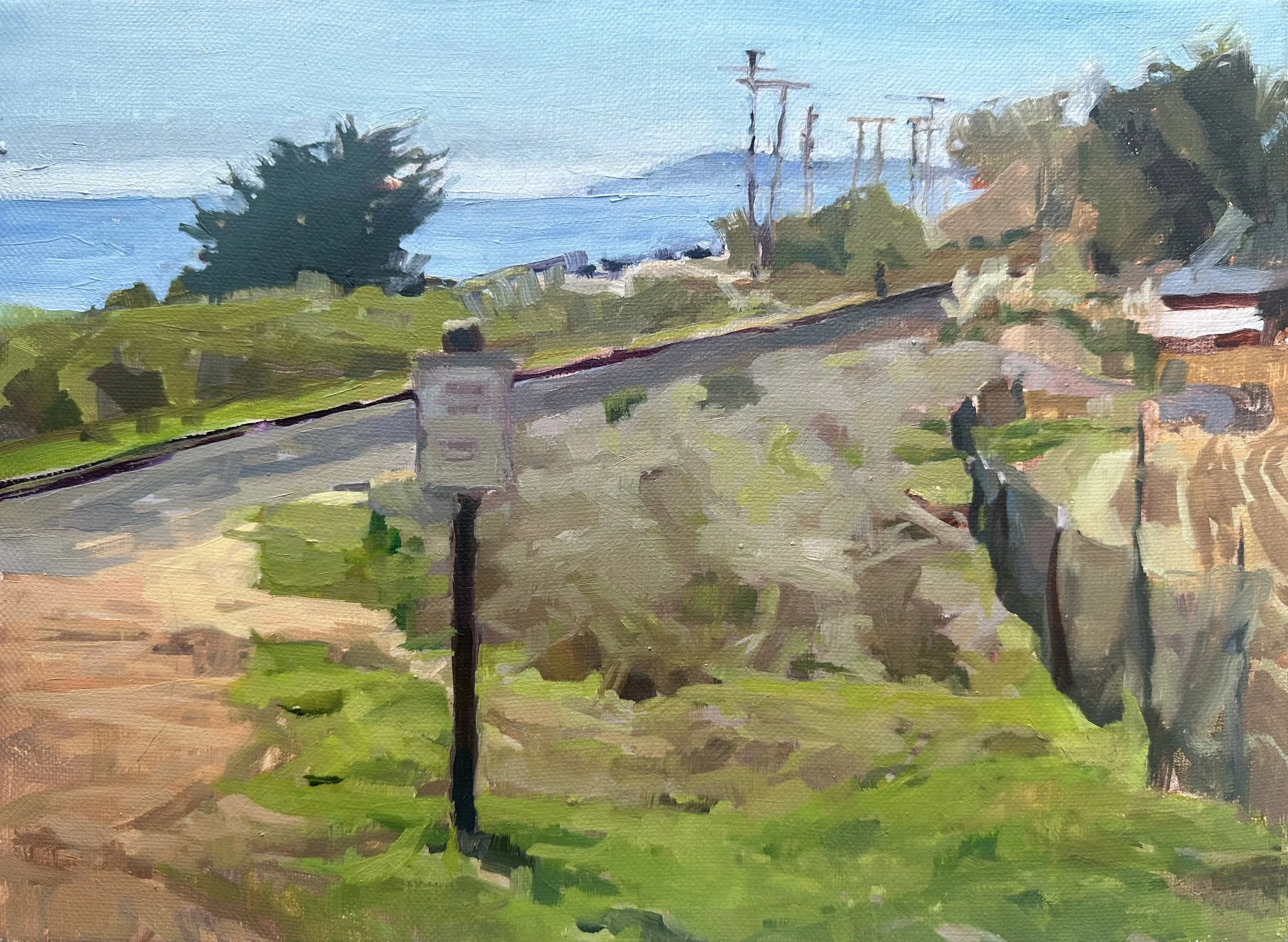  The Sign, #12  Oil, 9x12 inches unframed, 11x14 inches framed, $550.00 