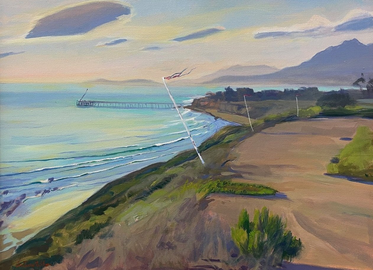 Clouds over the Rincon Gateway, #92 Acrylic, 18x24 inches unframed, 24x30 inches framed, $3,800.00