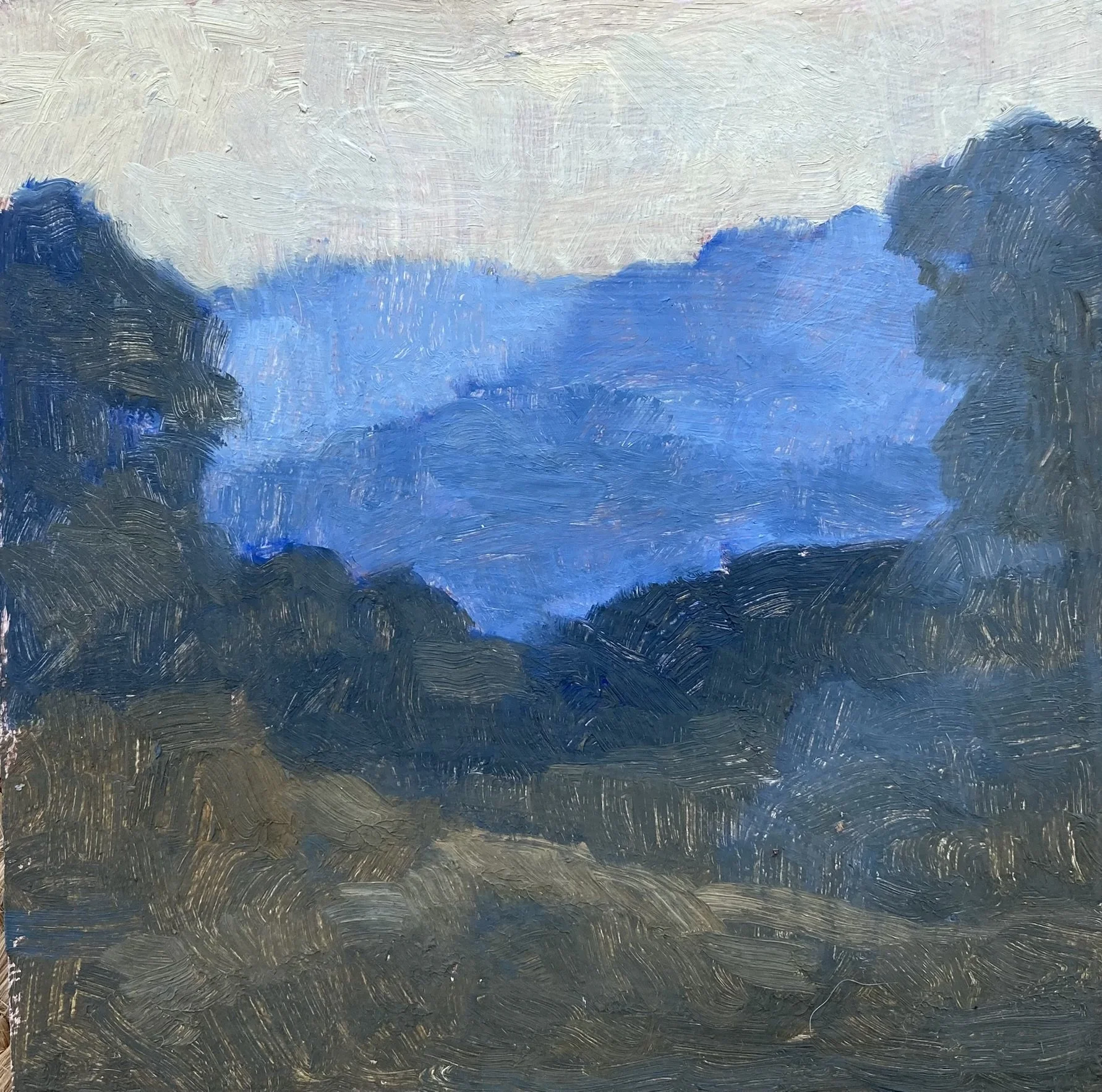  More More Mesa, #6  Oil on Board, 6x6 inches unframed, 10x10 inches framed, $900.00 