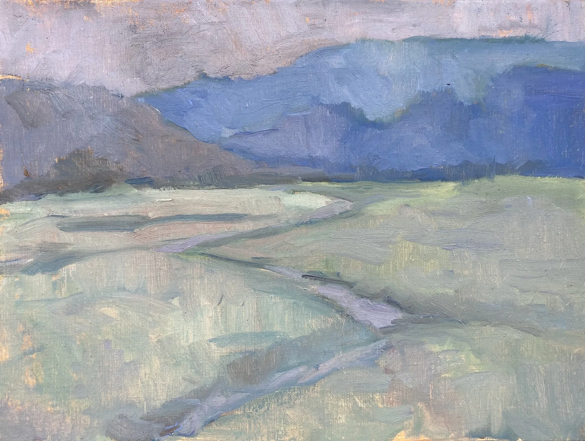  Path, #3  Oil on Linen, 9x12 inches unframed, 13x16 inches framed, $1,600.00 