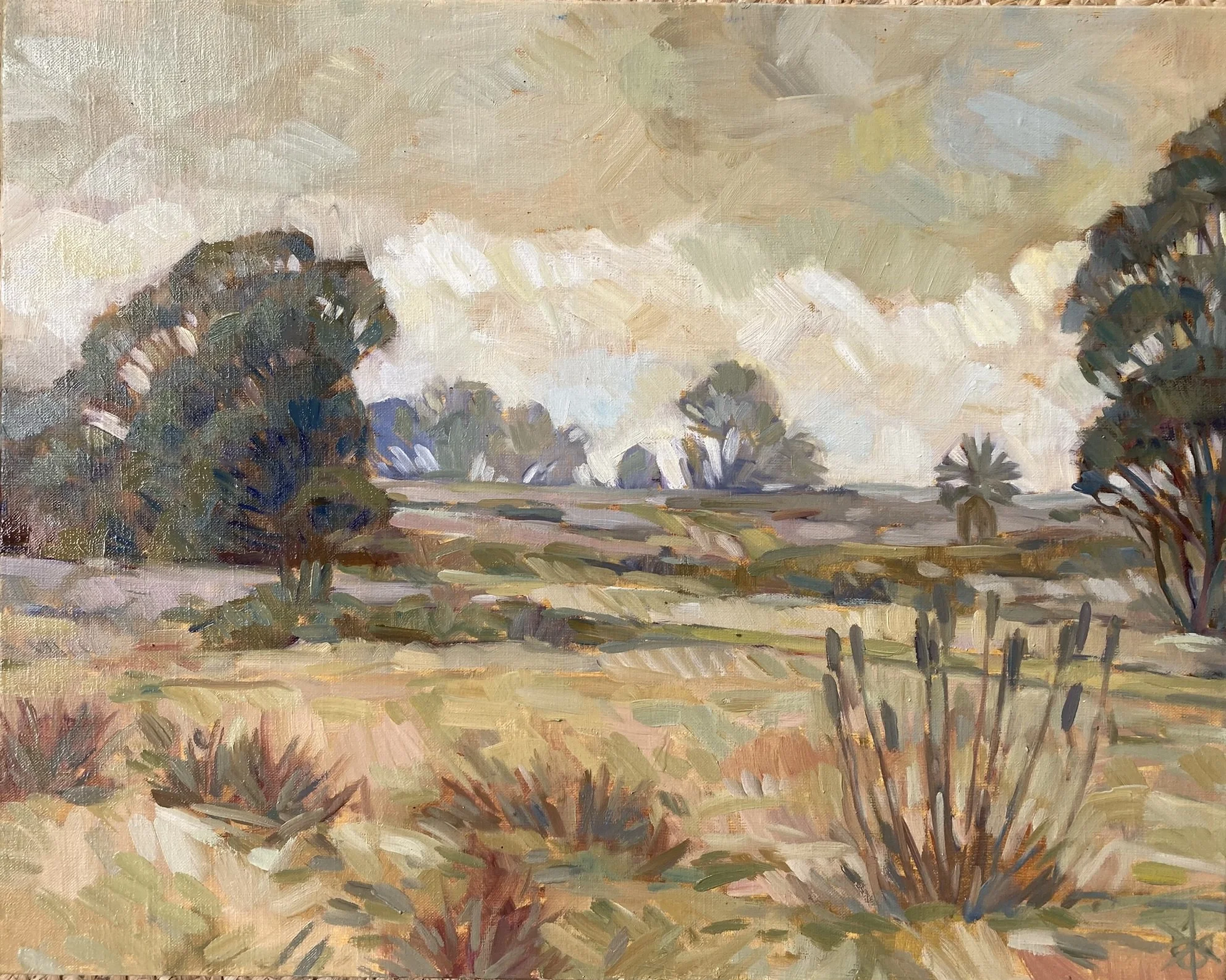  Whitney Brooks Abbott, #7  September More Mesa, Oil on Linen, 16x20 inches unframed, 20x24 inches framed, $2,800.00 