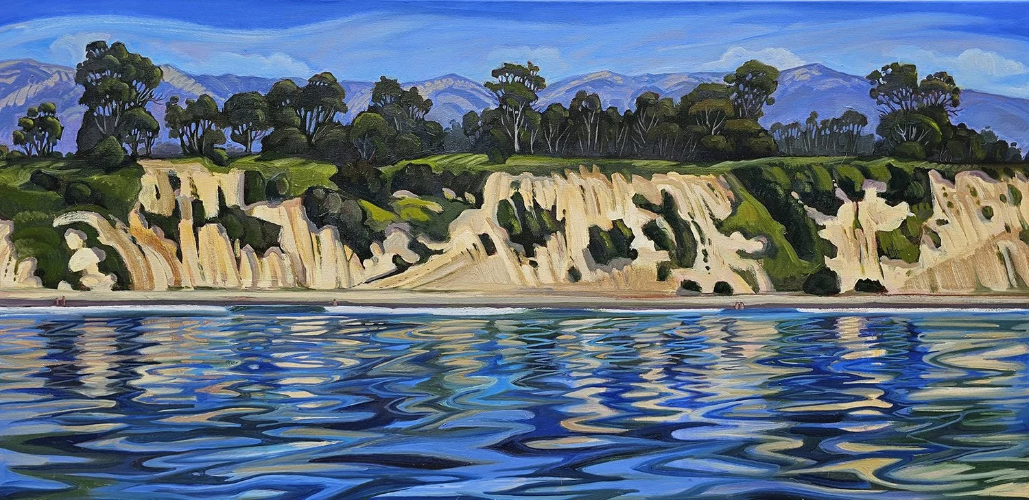  Nudie Beach, #45  Oil on canvas, 24x48 inches unframed, 24x48 inches framed, $4,200.00 