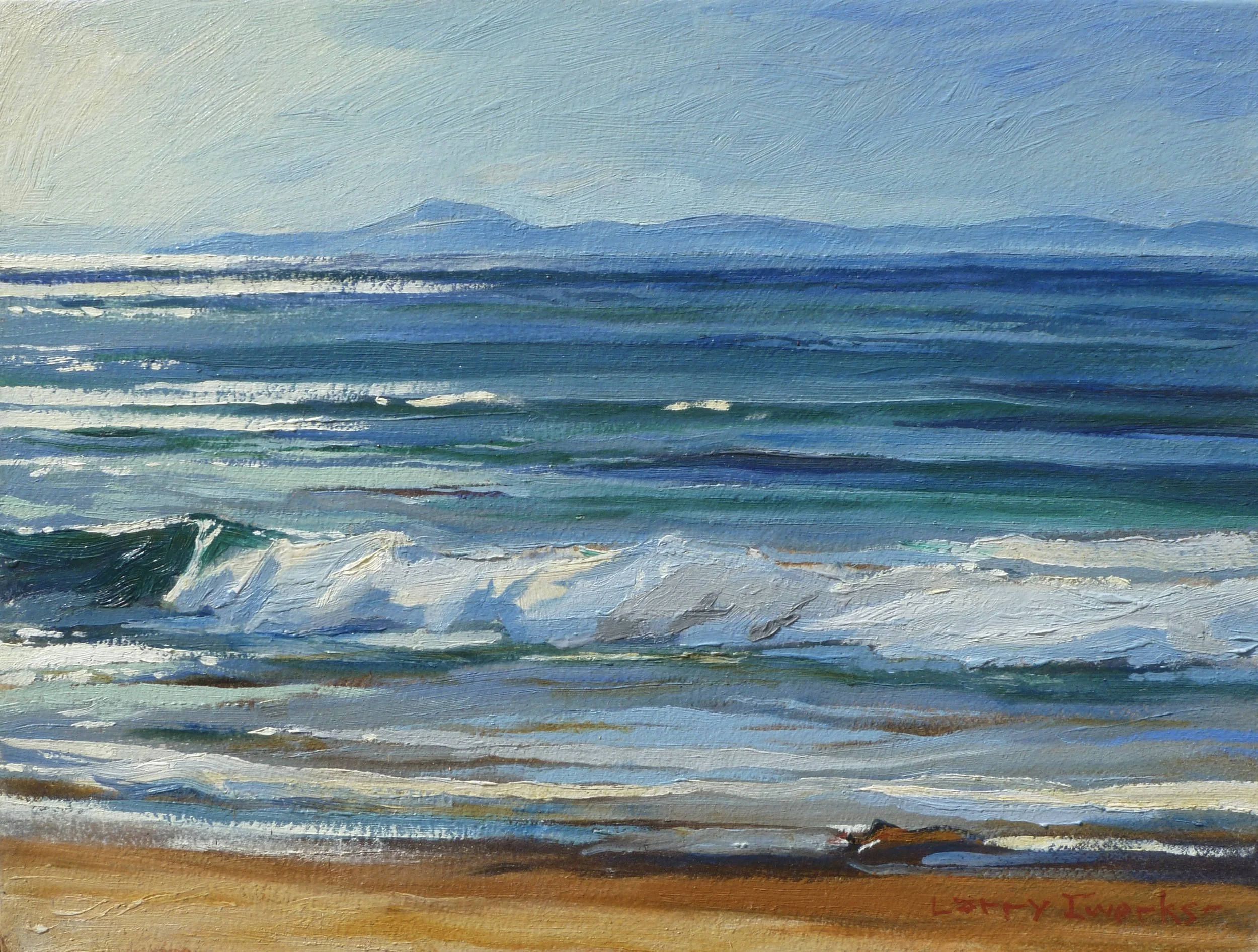  Shorebreak, #68  Oil, 9x12 inches unframed, 10x13 inches framed, $1,800.00 