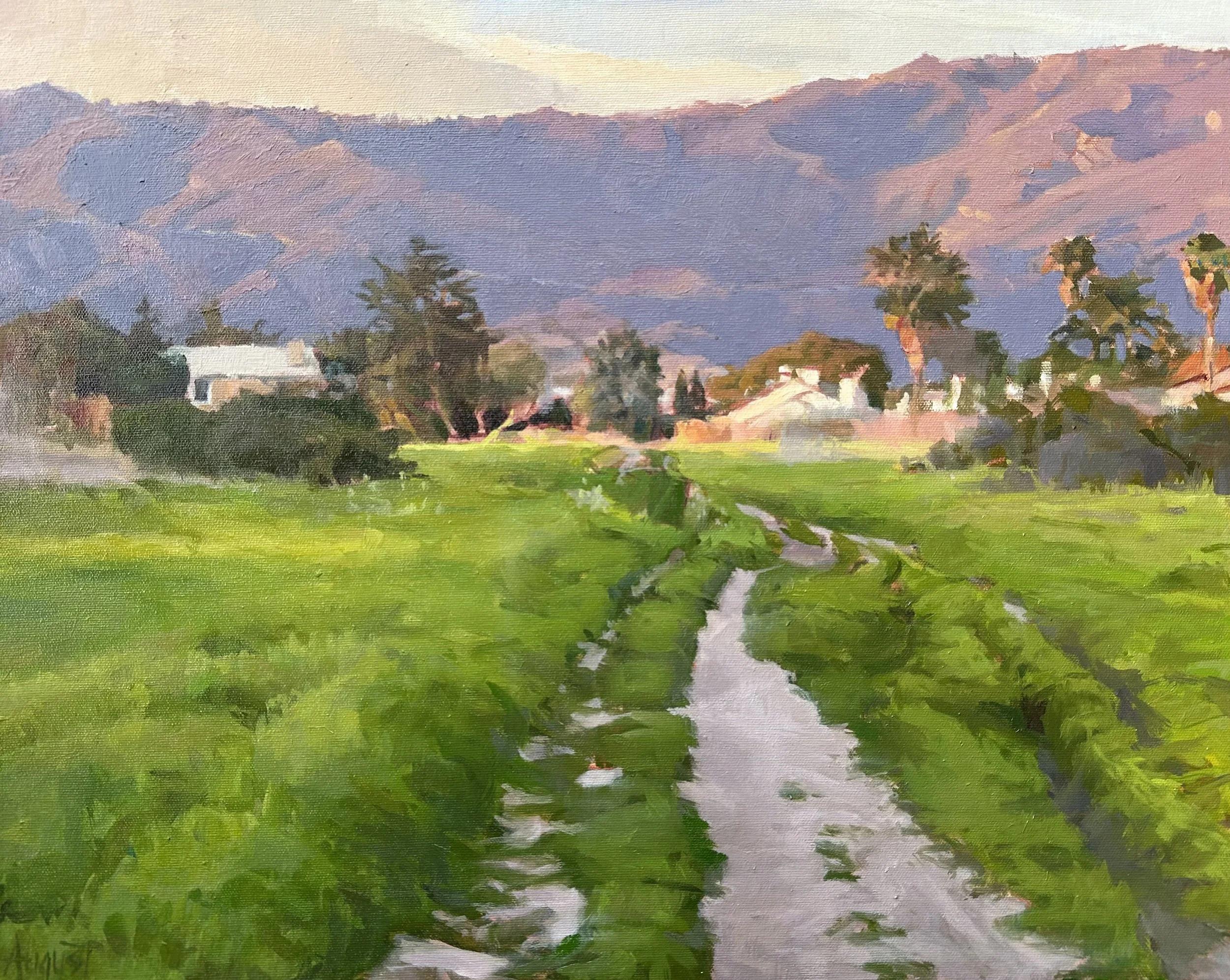 Last Light, #14  SOLD   Oil on linen, 16x20 inches unframed, 18x22 inches framed, $1,800.00 