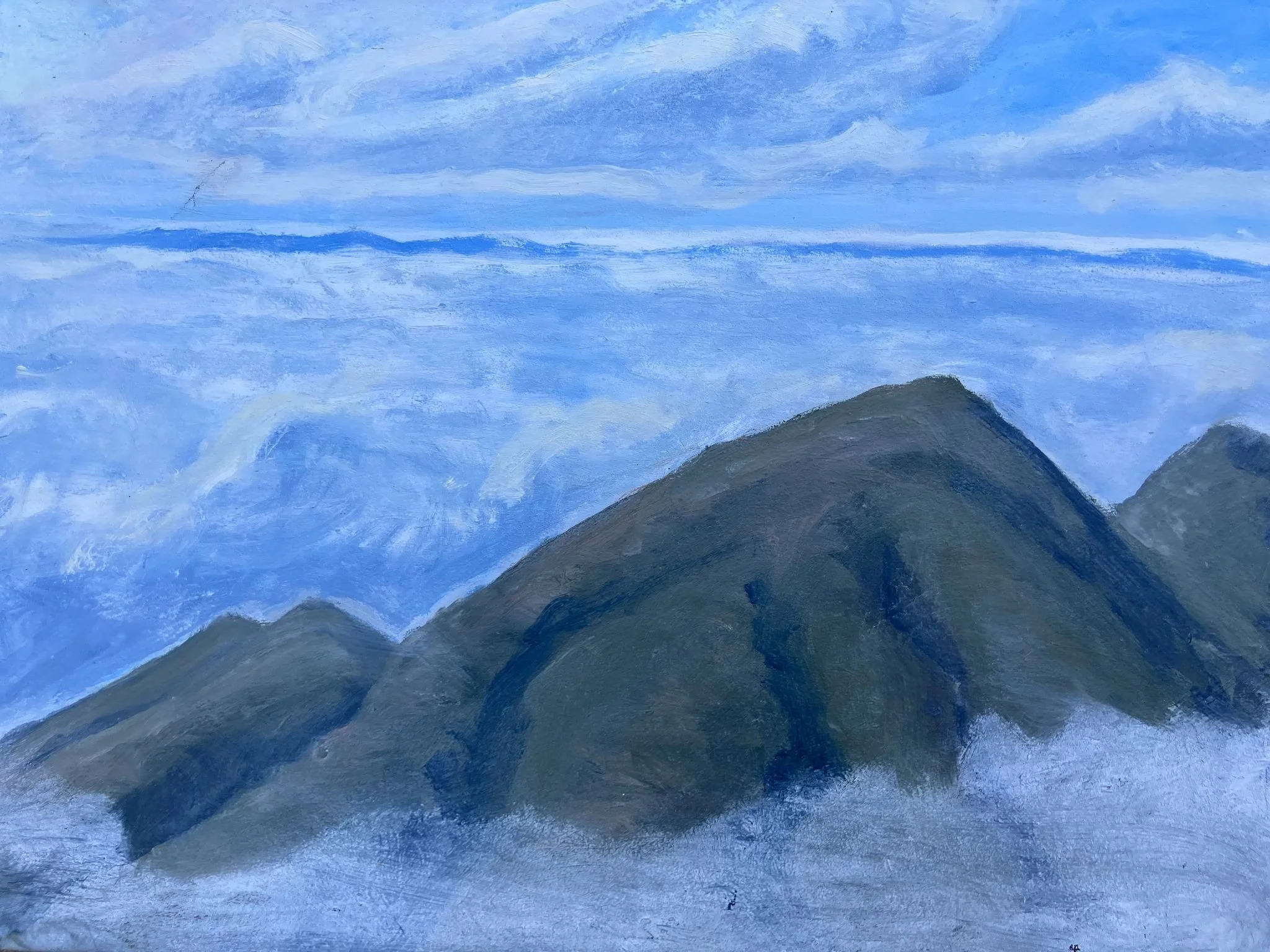  Above the Channel Islands, #99  Oil, 14x18 inches unframed, 16x20 inches framed, $900.00 