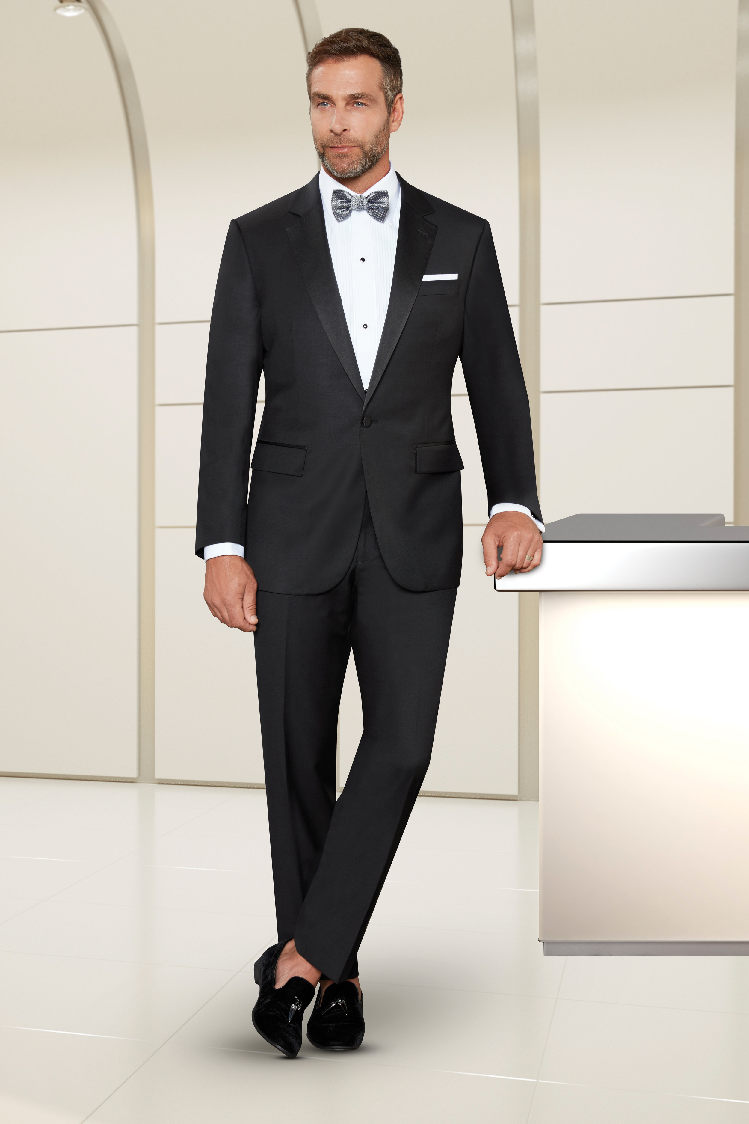 BA TUXEDO - 1-BUTTON NOTCH LAPEL