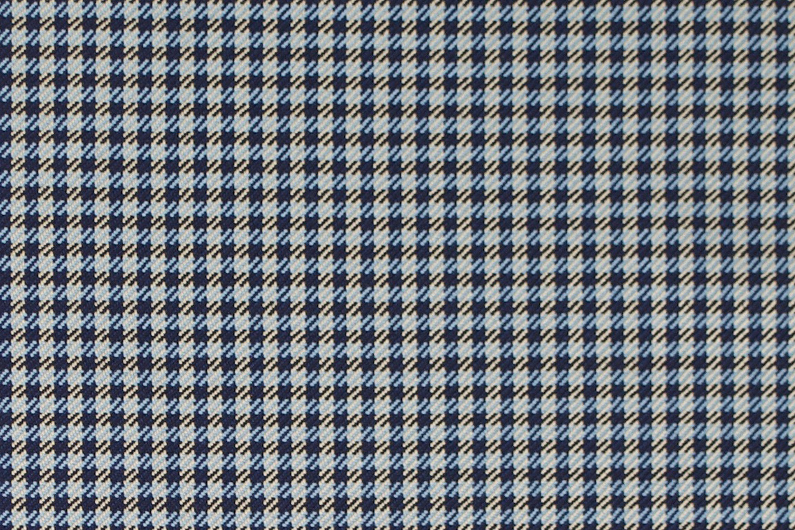 BA/MD 162/1 BLUE/BLACK HOUNDSTOOTH
