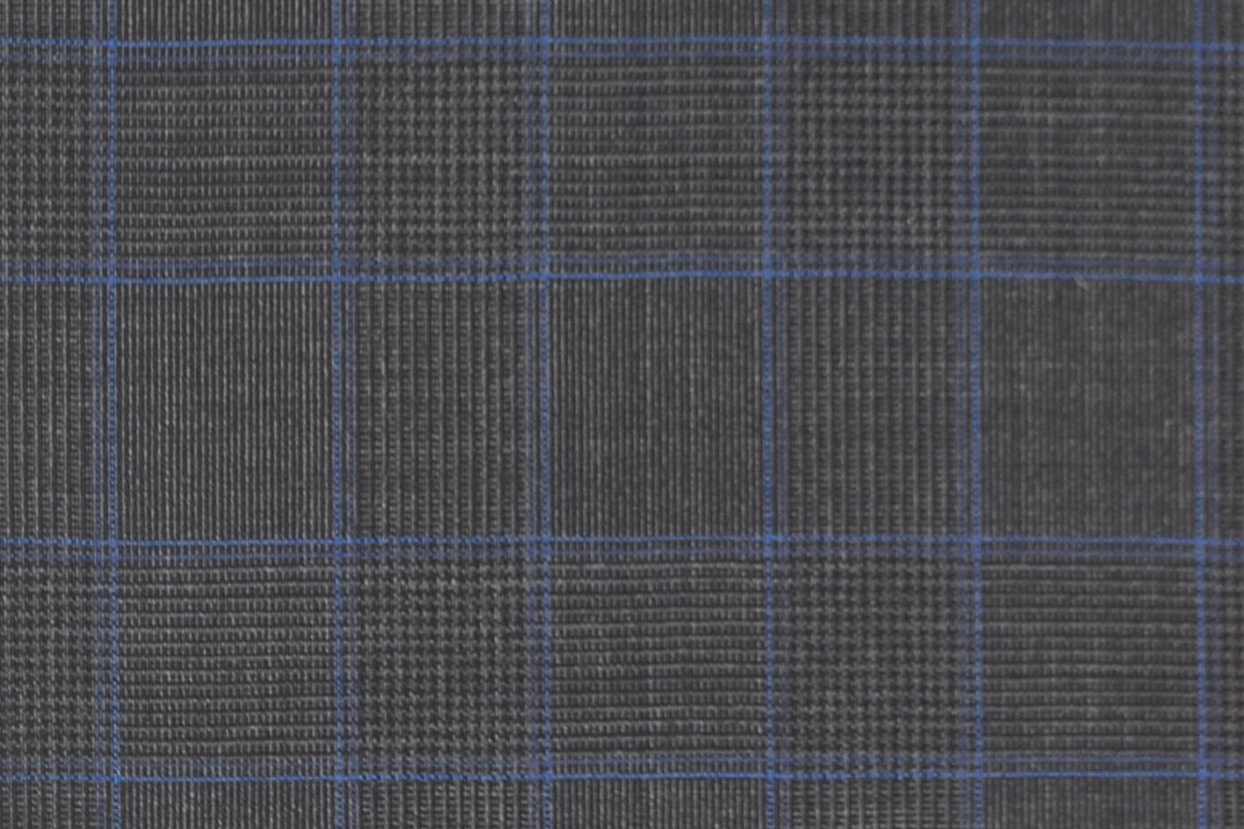 BA/MD/TD 2578 CHARCOAL/BLUE PLAID