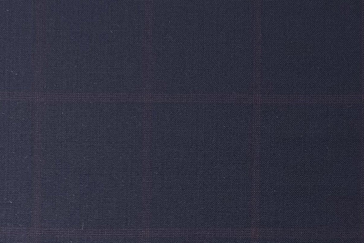 MD/TD 2404/2 Navy/Burgundy Windowpane