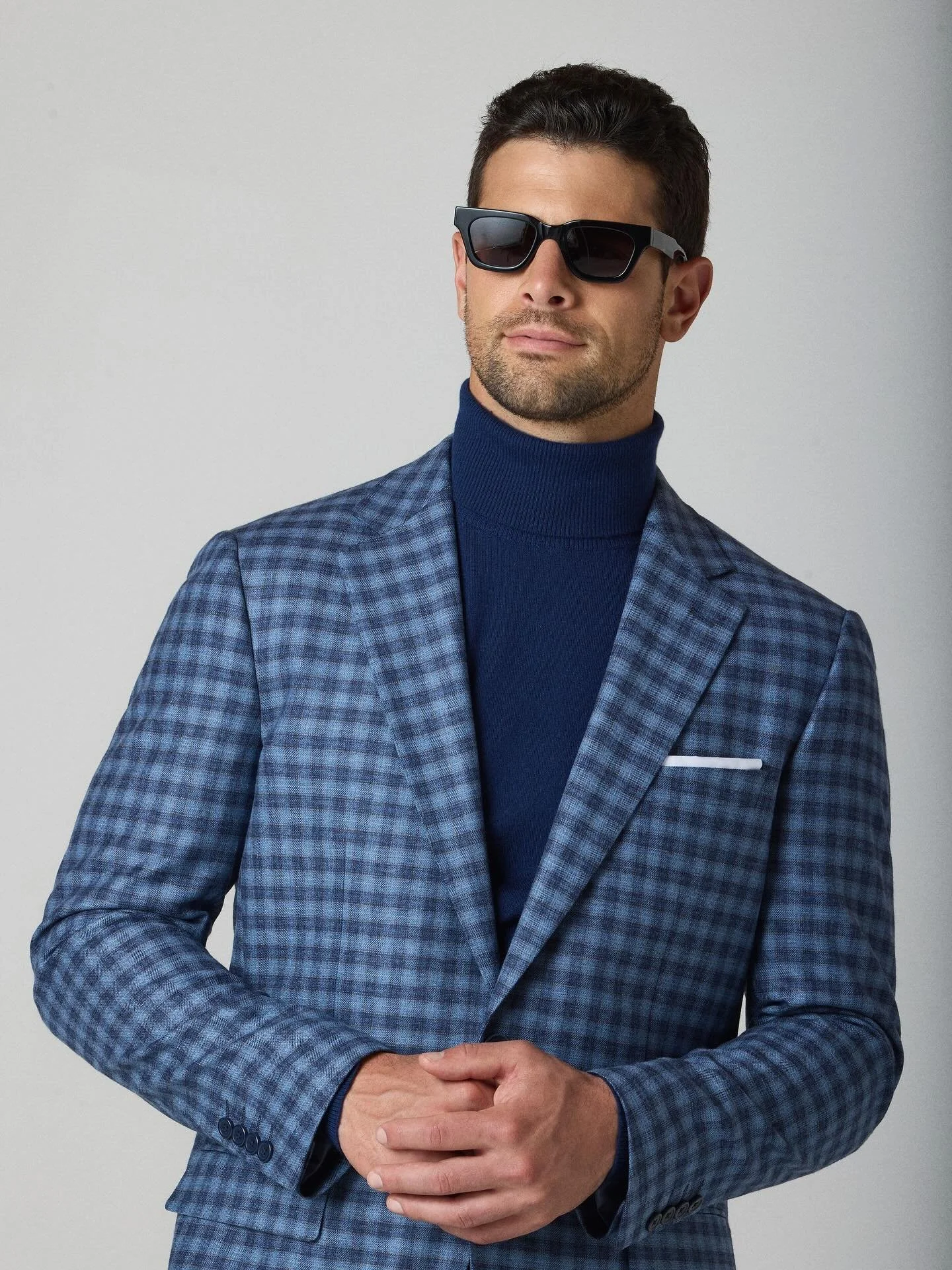 Soft structure. Strong presence.⁠
⁠
This Blue Check Soft Coat&mdash;part of our Fall/Winter 2025 Collection&mdash;features a luxurious wool-cashmere blend from the renowned Italian mill, Carlo Barbera. A refined balance of texture, warmth, and elegan