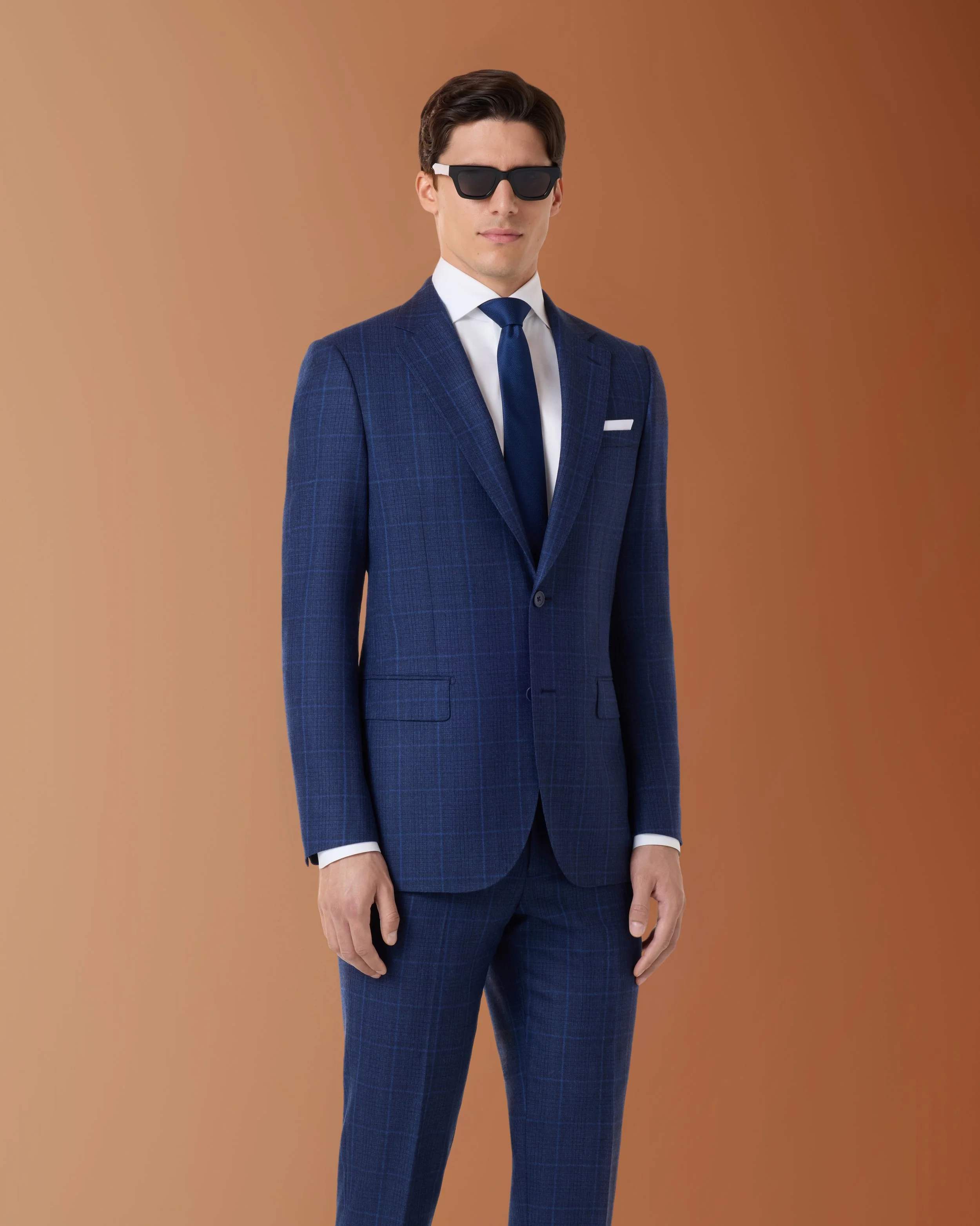 1541/4 Blue Plaid Suit