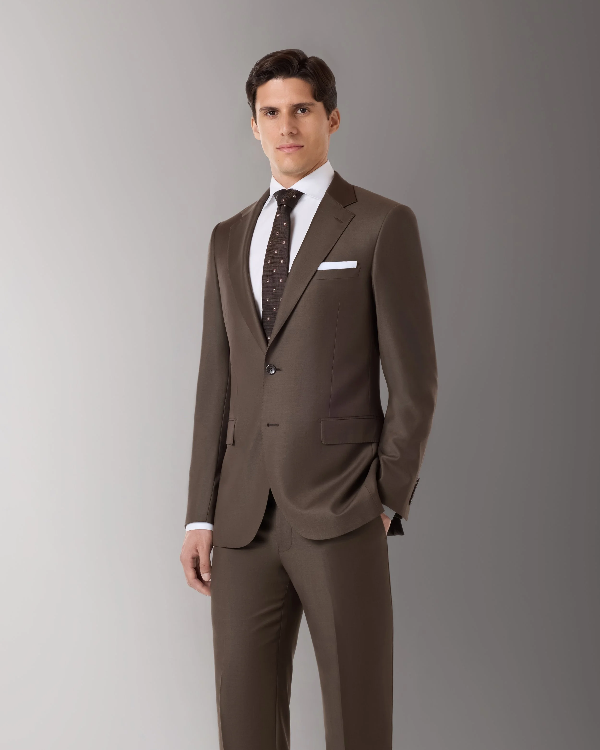 Tobacco Solid Suit