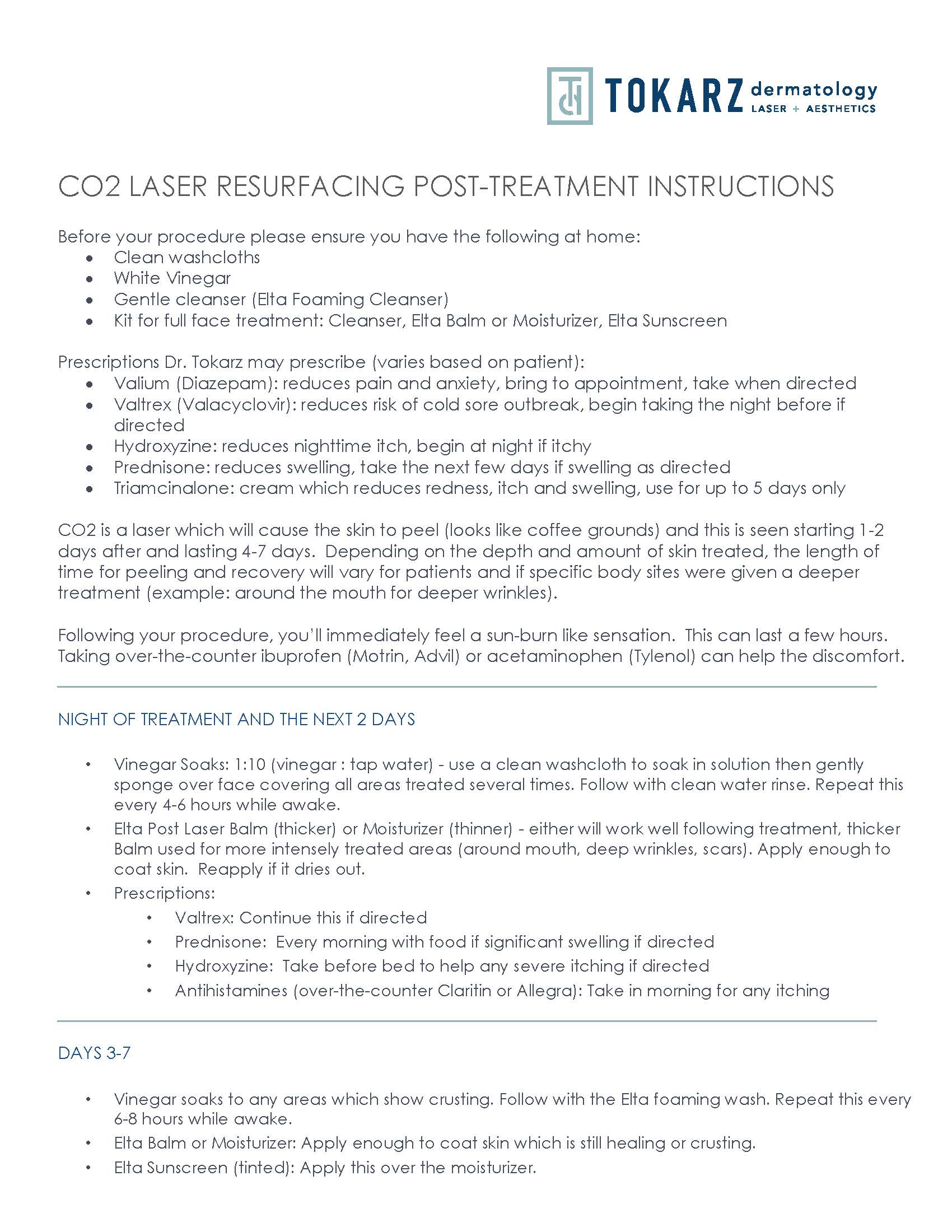 CO2 LASER RESURFACING