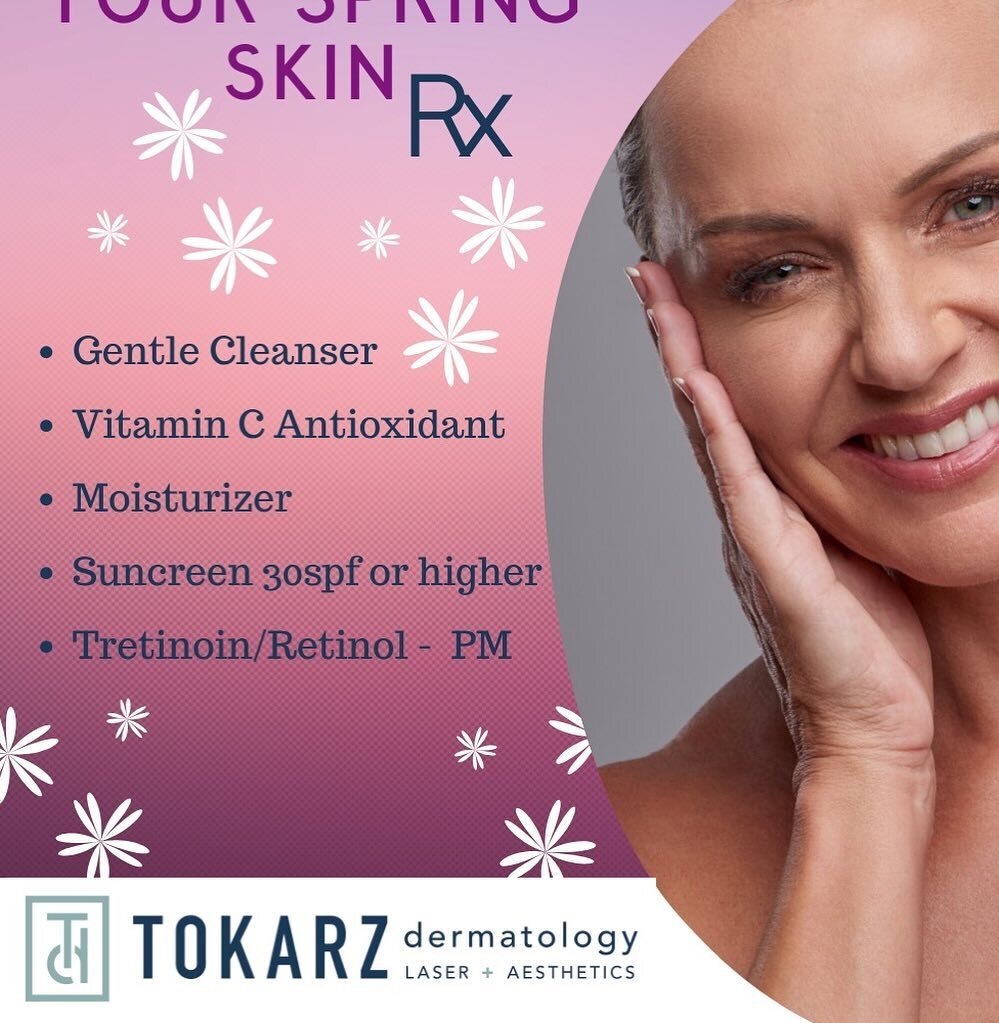 Is Your Skin Spring Ready? 🌺🌸

#springtime 
#tokarzdermatology 
#spf