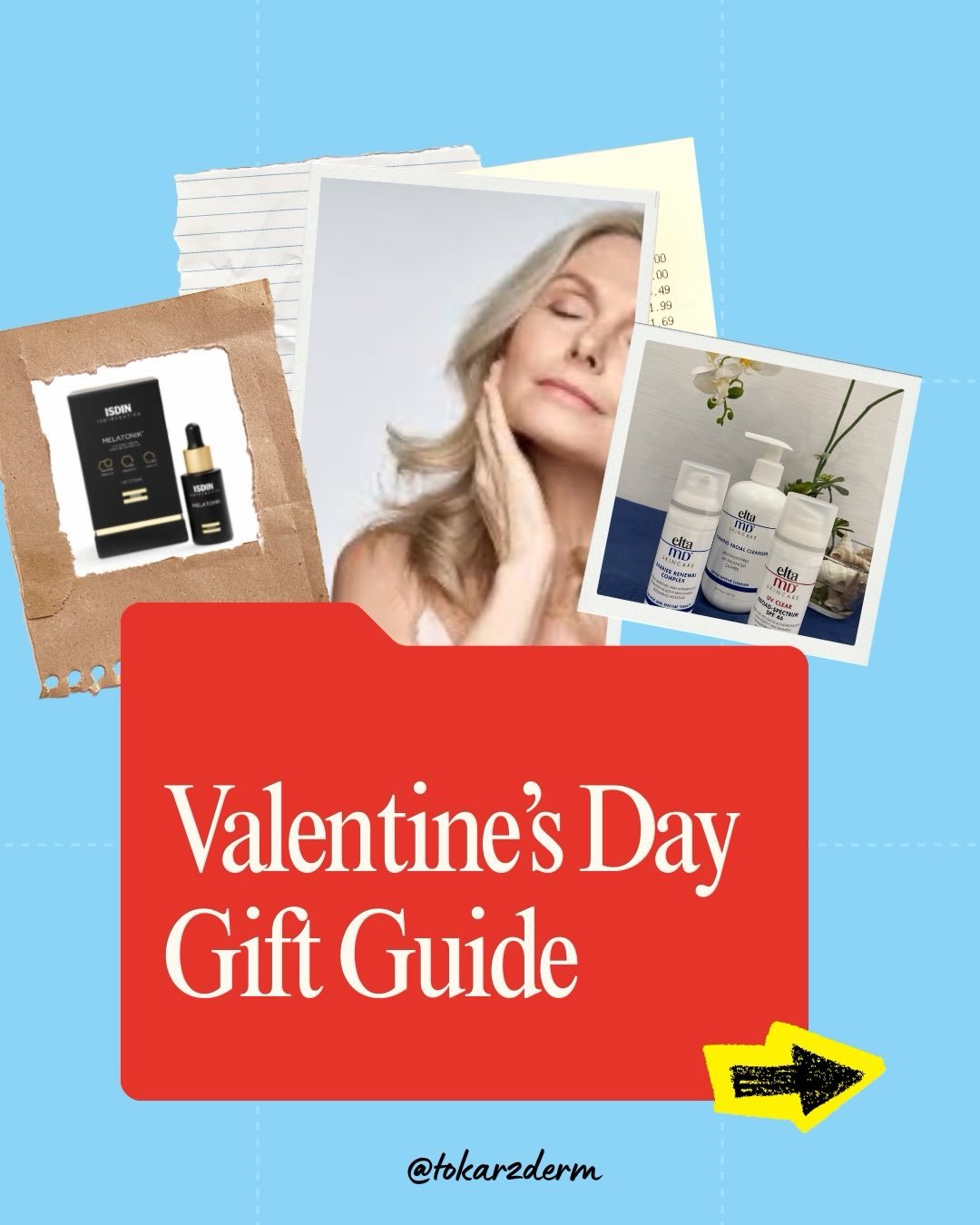 Roses are red, violets are blue 💐
Great skin is the best Valentine gift &mdash; and we have it for you ! 💙 

#tokarzdermatology 
#valentine 
#giftguide 
#eastgreenwichri