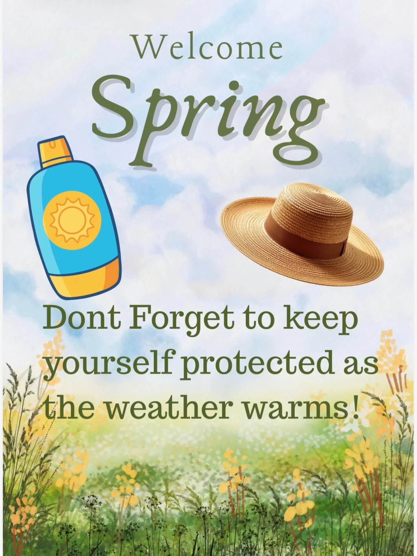 Spring is here, but UV rays never left.  Wear a broad‑spectrum SPF 30+ every day and add a wide‑brimmed hat when you&rsquo;re out enjoying the warmer weather.  Love the sun, protect your skin. &mdash; Tokarz Dermatology