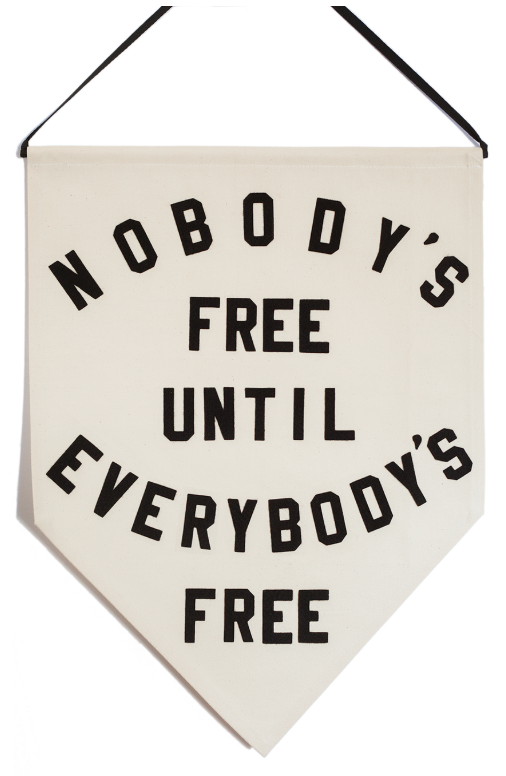 Nobody's Free Until Everybody's Free (by artist Rayo & Honey) by 20x200 // $80