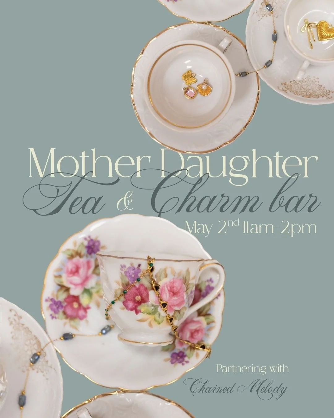 Mother Daughter Tea &amp; Charm Bar