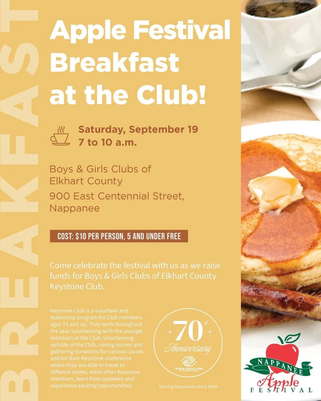 Apple Festival Breakfast at the Club