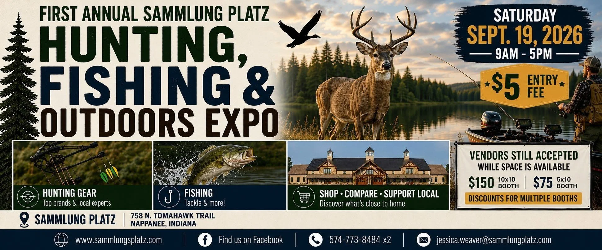 First Annual Sammlung Platz Hunting, Fishing &amp; Outdoors Expo!