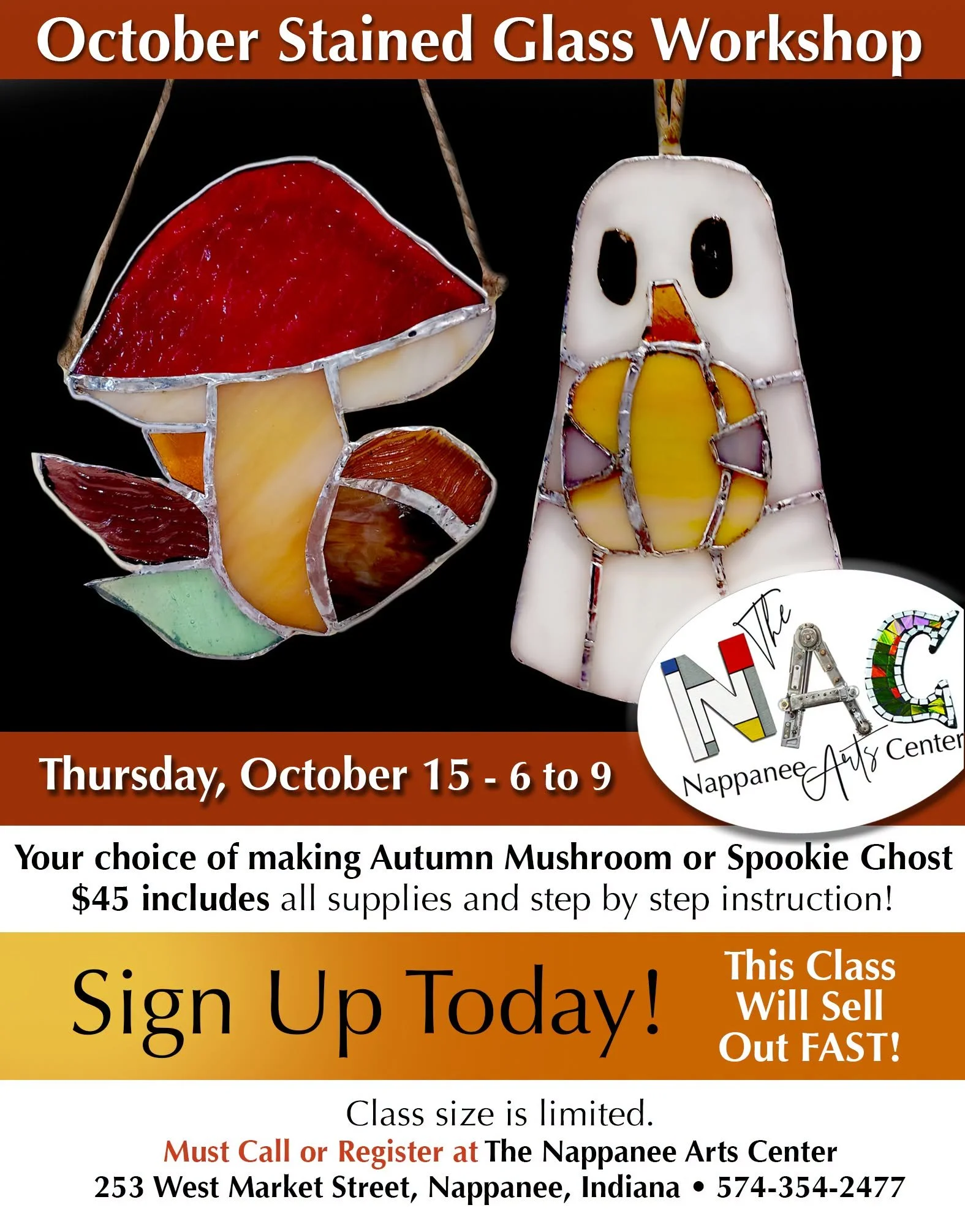 Nappanee Arts Center Stained Glass Workshop
