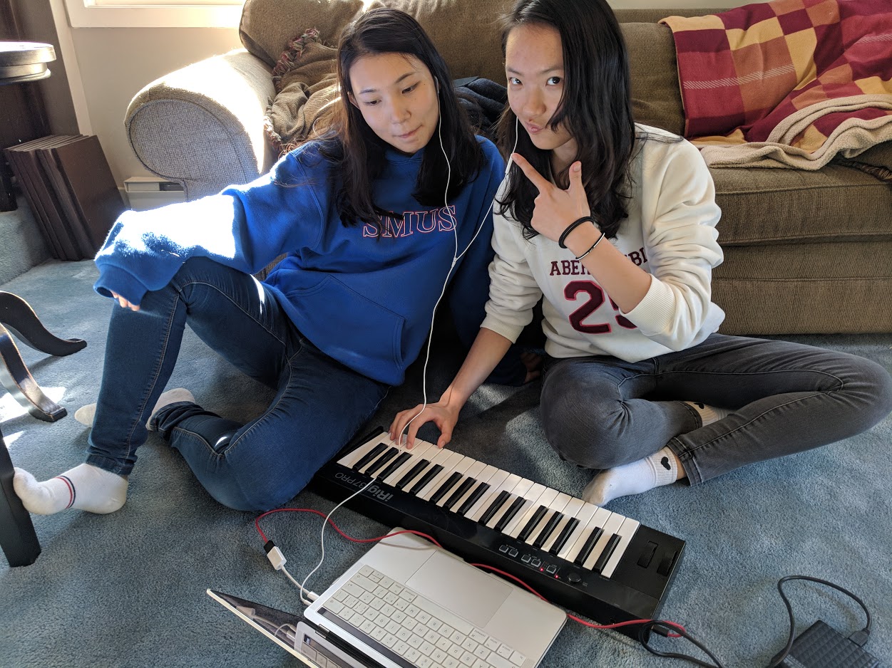 Lucy and Caroline Music production Oct 16.jpg