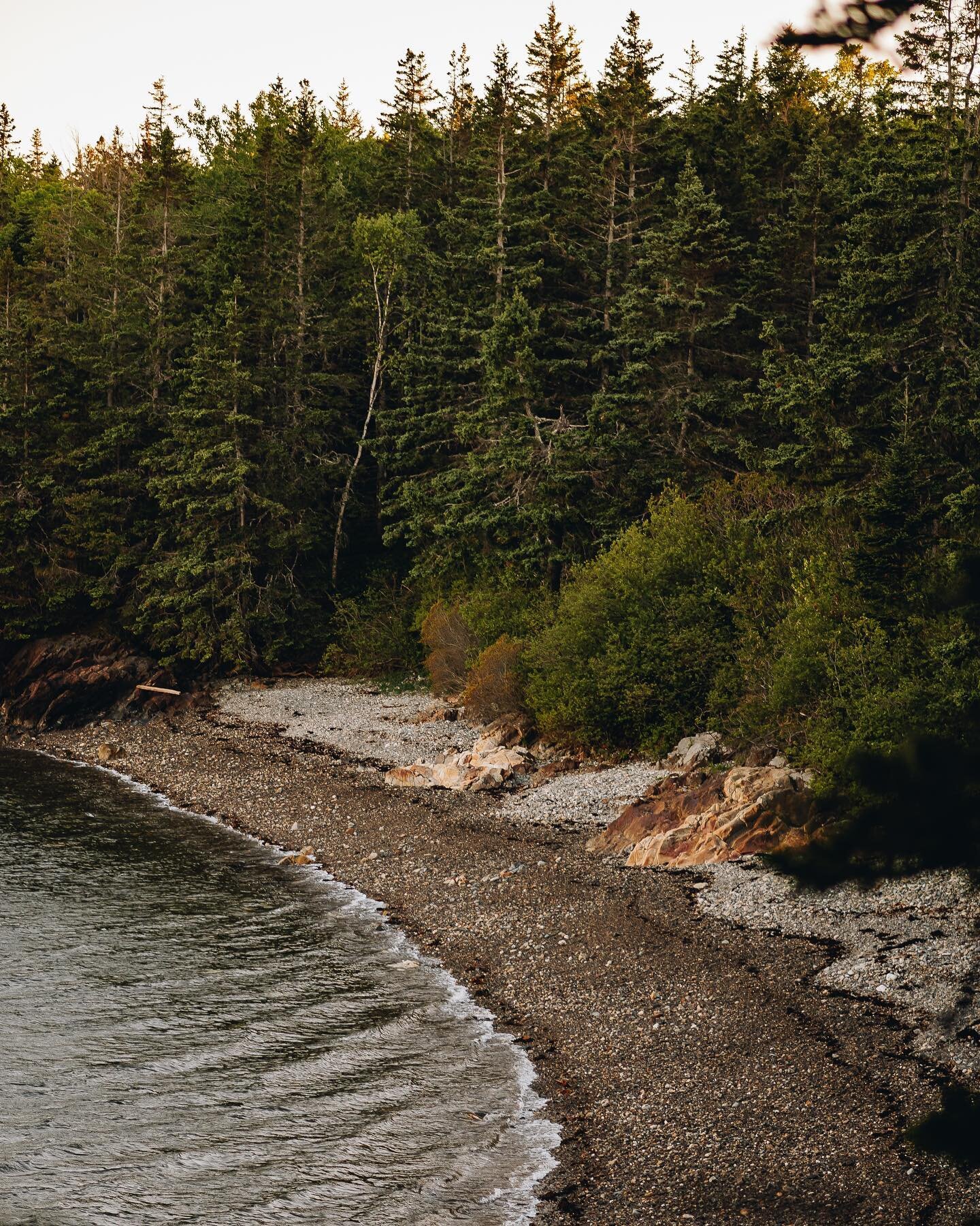 I love the sound of the waves washing over the rocky shores. #visitmaine #newengland #mainecoast