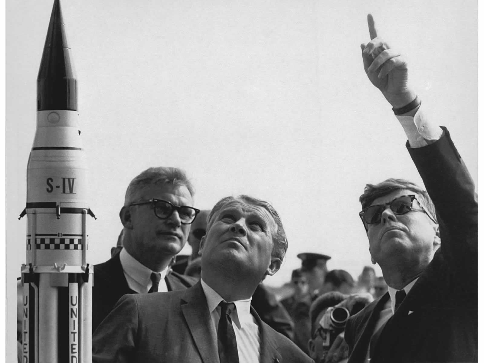 Kennedy visits Cape Canaveral, November of 1963