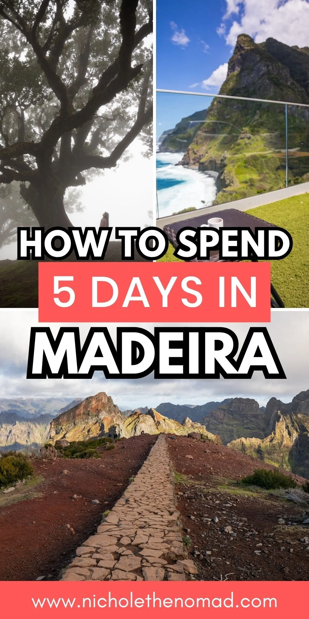 pinterest pin for spending 5 days in madeira