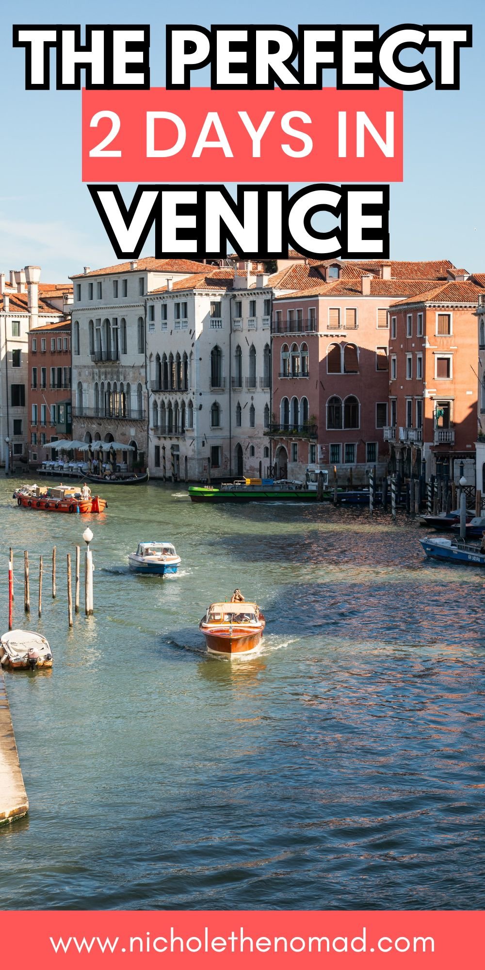 pinterest pin for 2 day venice itinerary