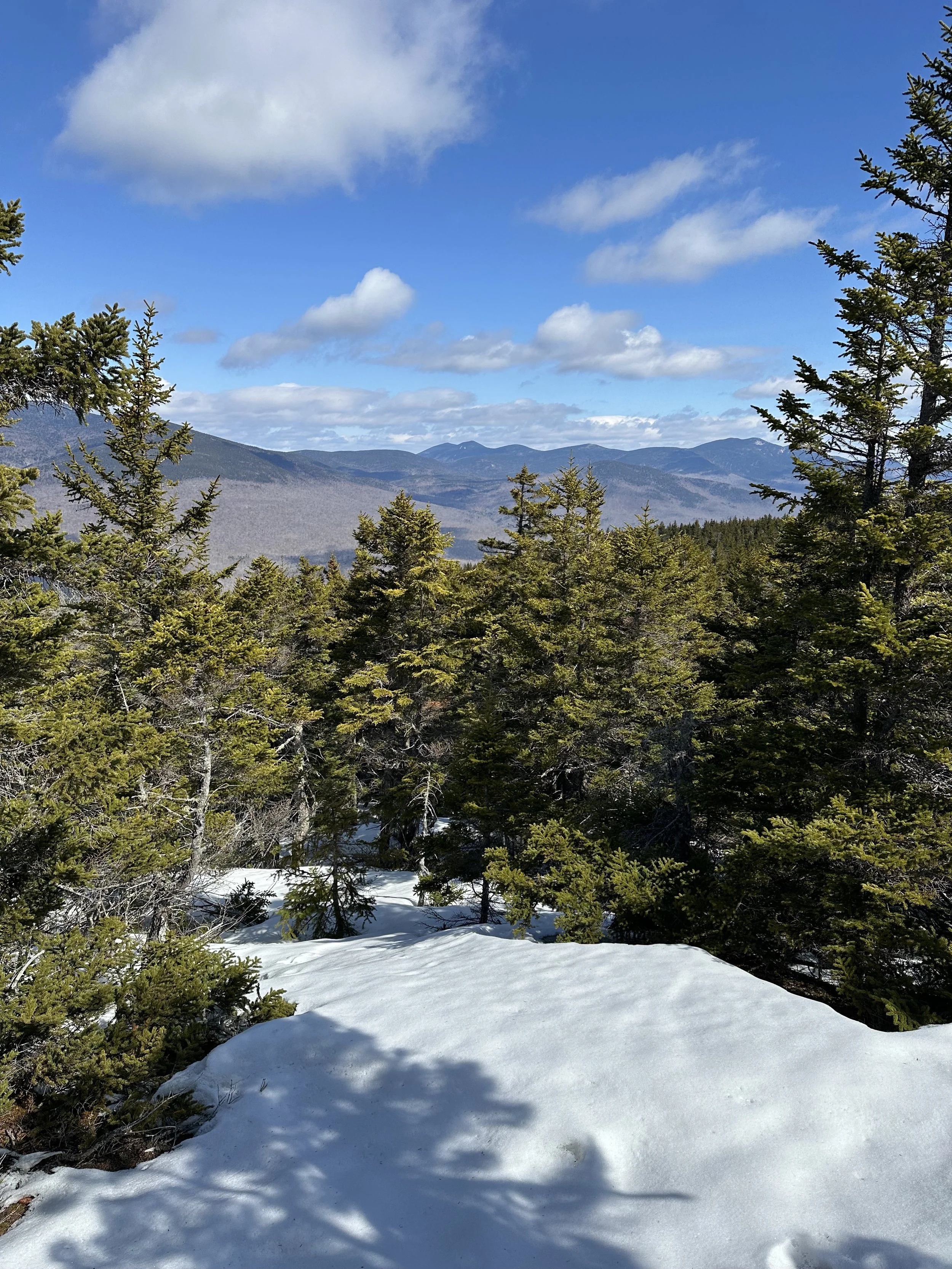 views just before the summit of mount israel