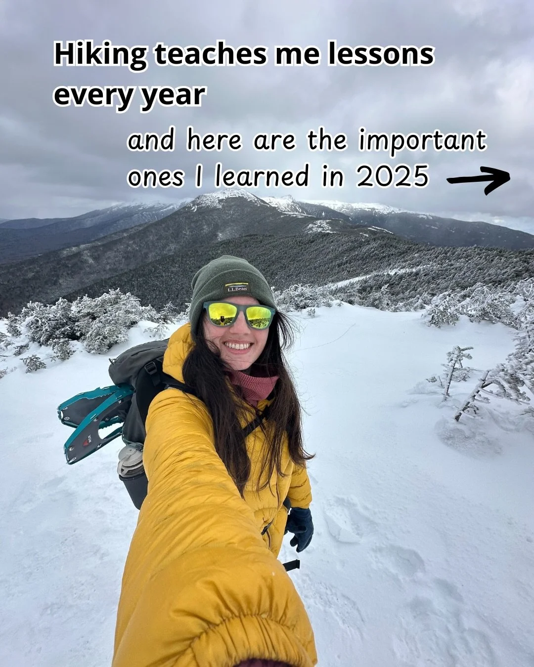 What has hiking taught you this year??