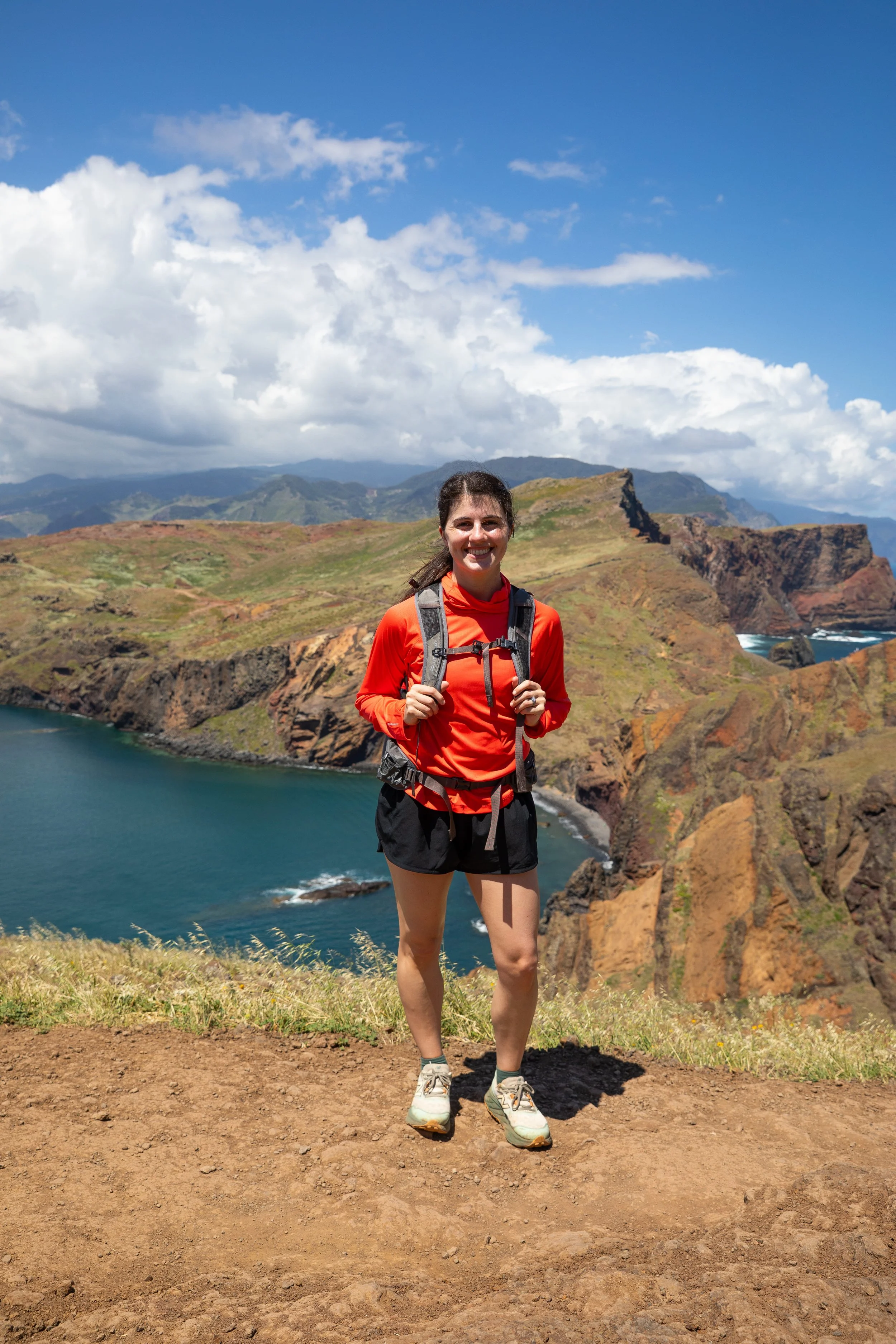 standing on the PR8 trail