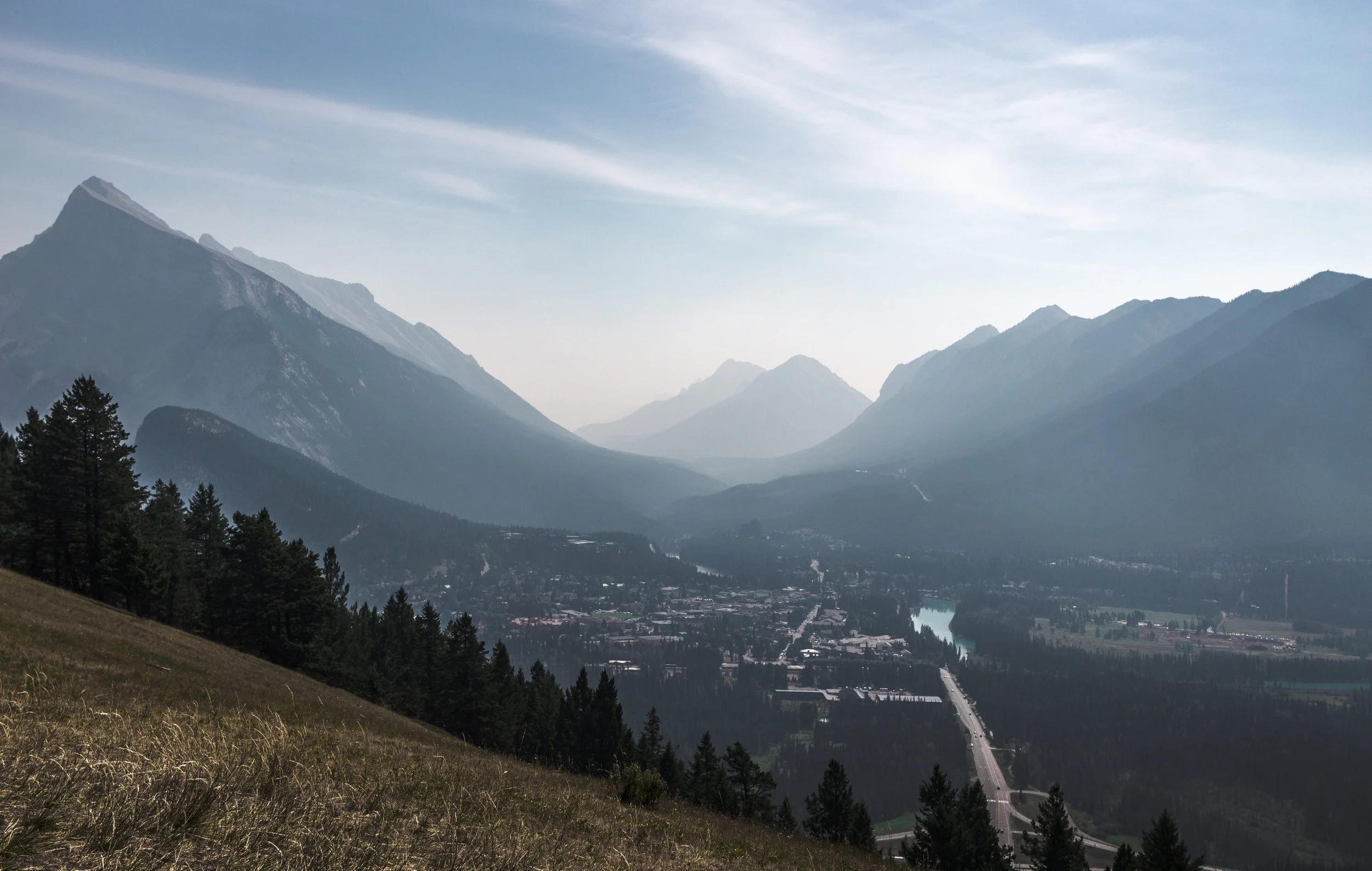 viewpoint overlooking banff
