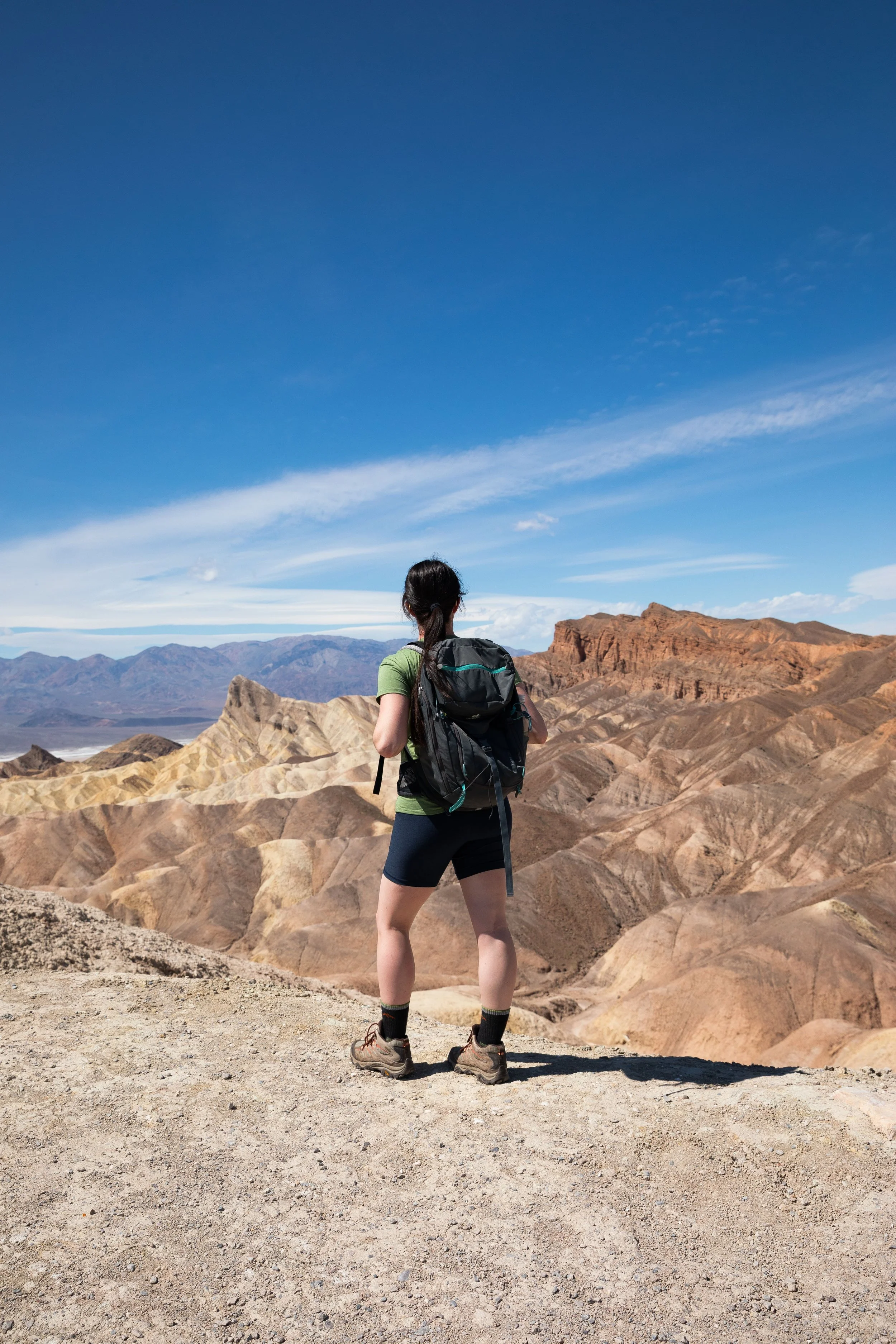 Zabriskie Point in death valley