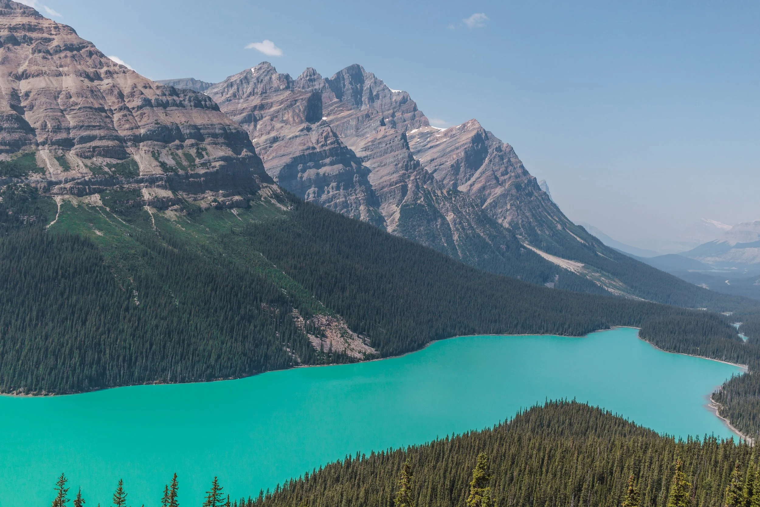 peyto lake hike in banff